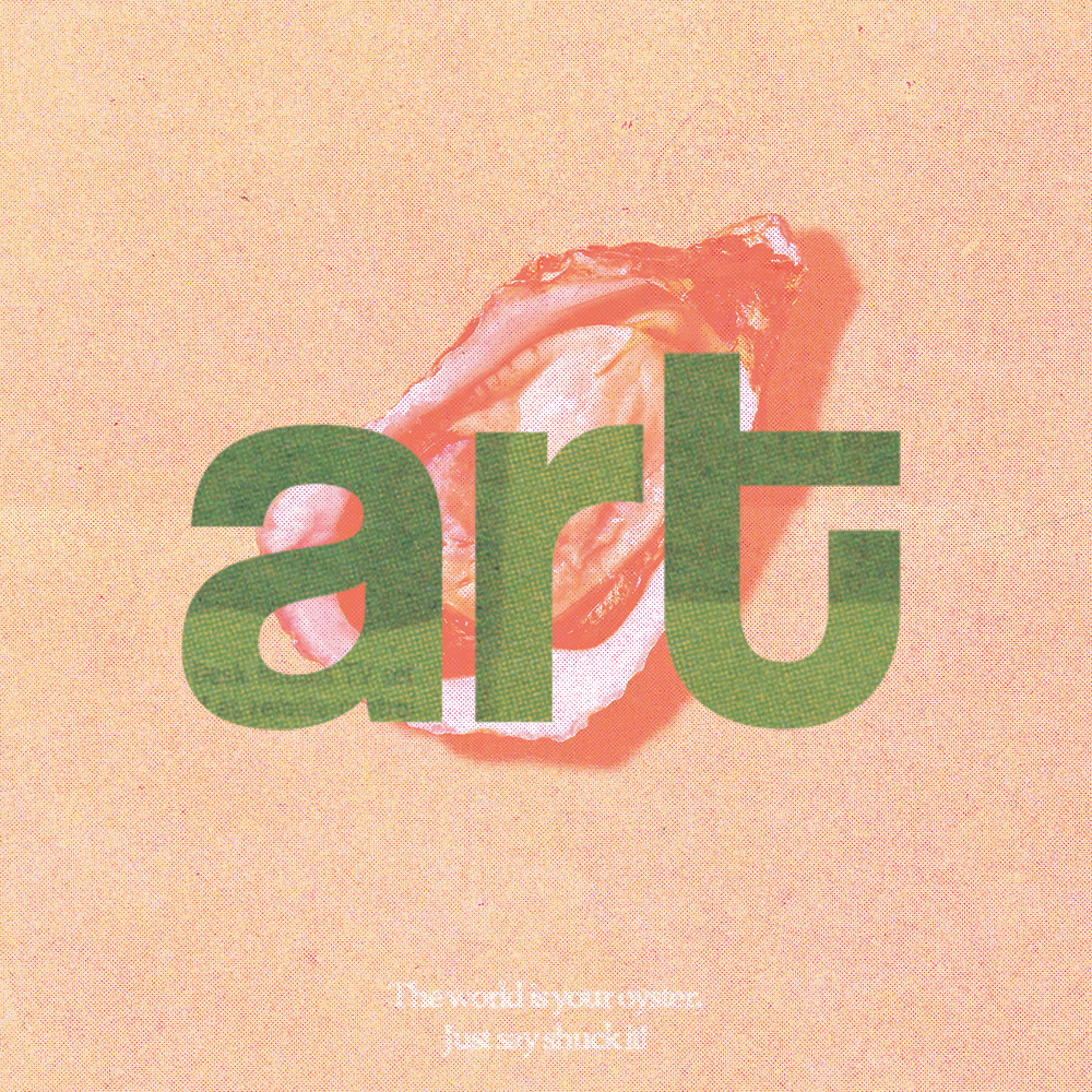 Graphic design and mixed media art