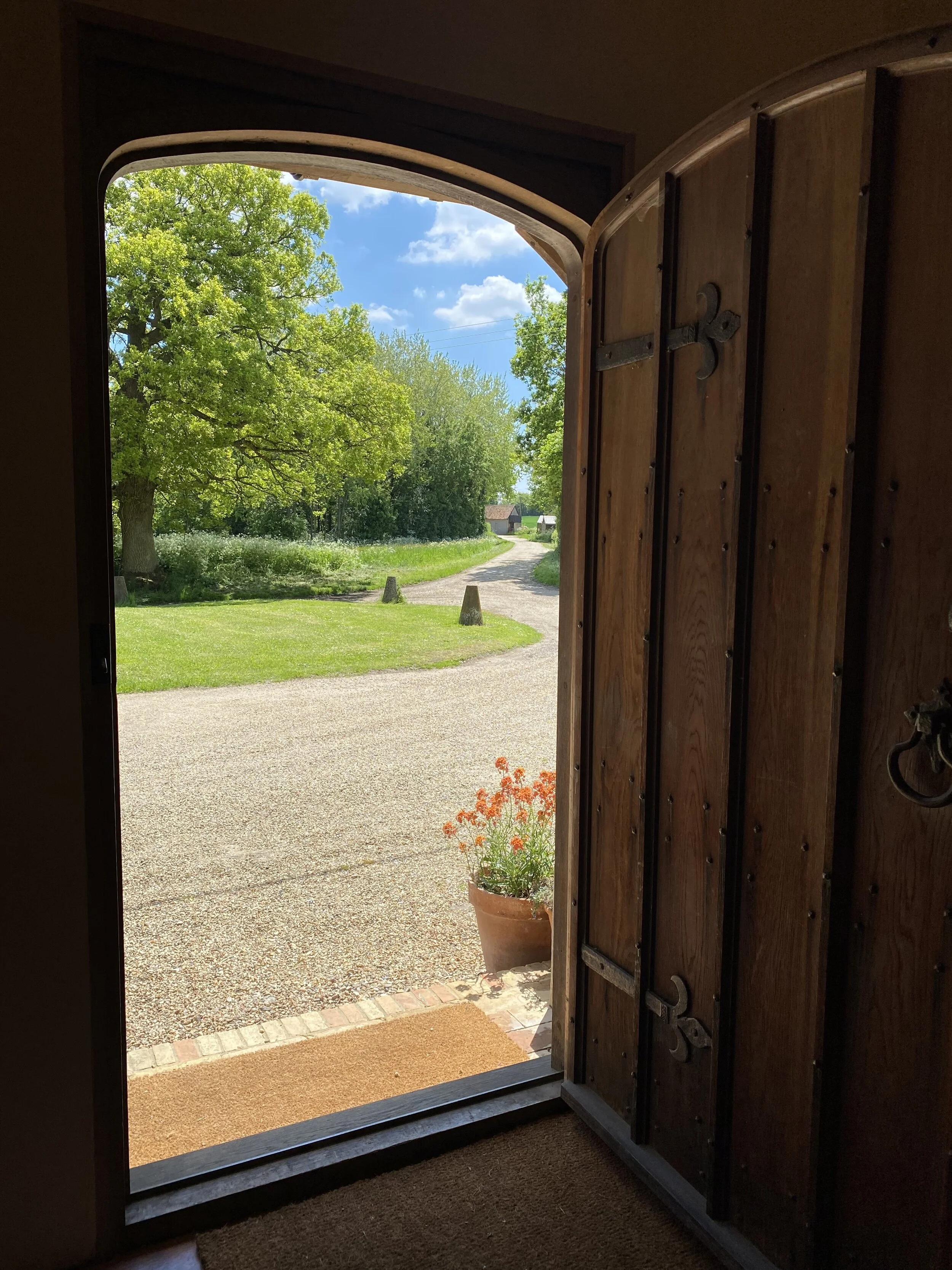 View outside from front door