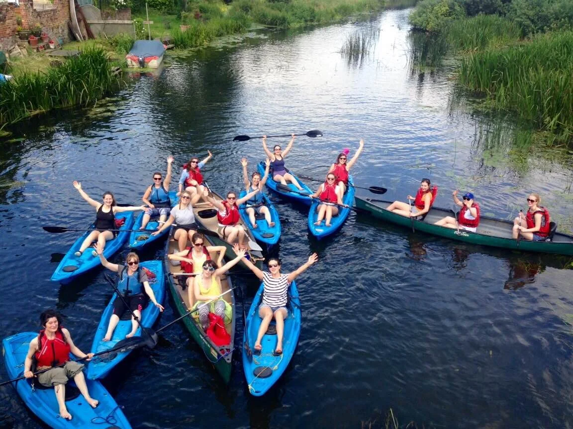 Kayaking hens from Sudbury to Henny