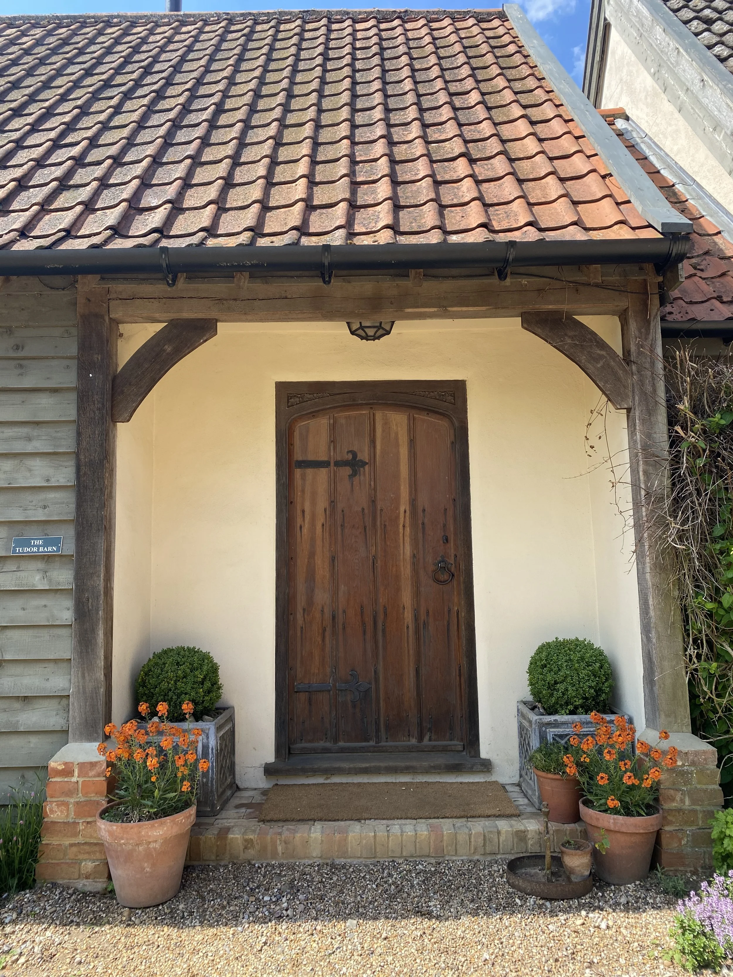 Front door to the Cartlodge