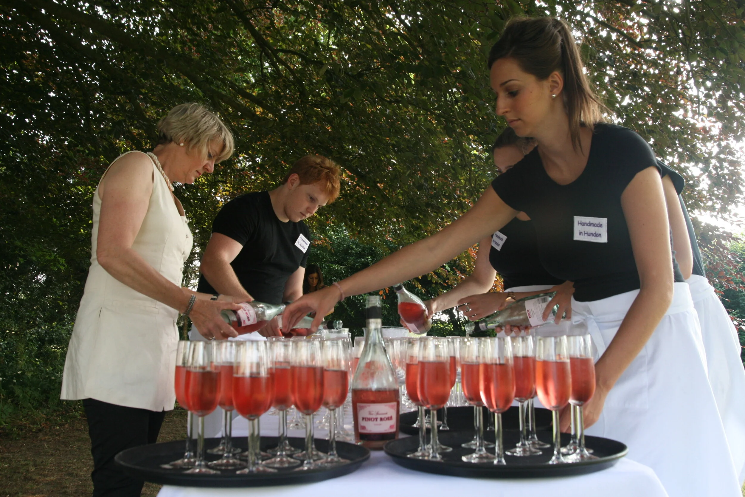 Drinks in the garden