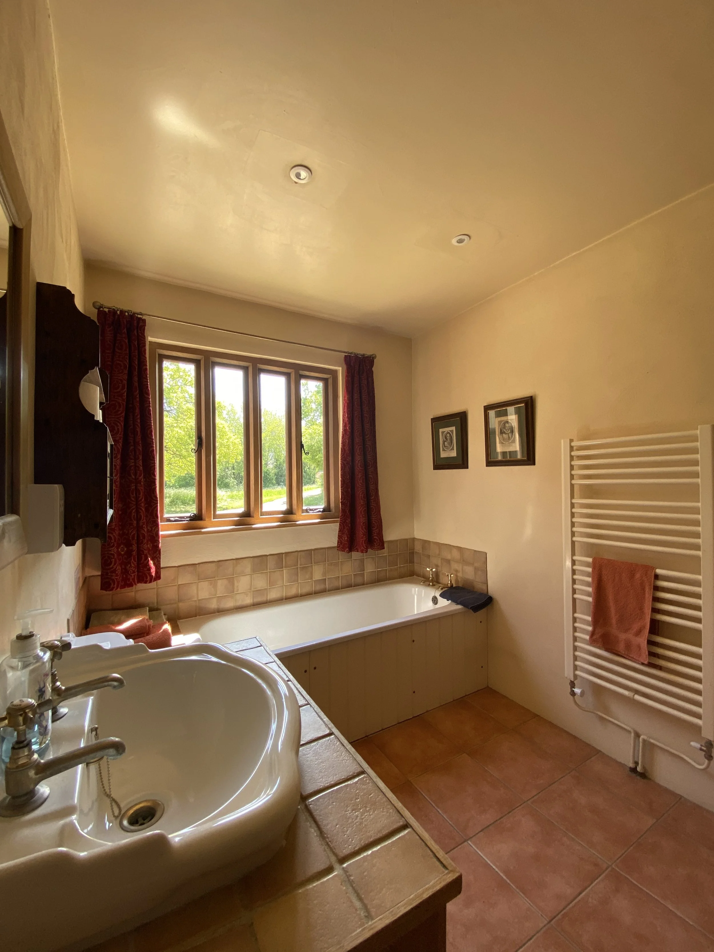 One of two bathrooms 