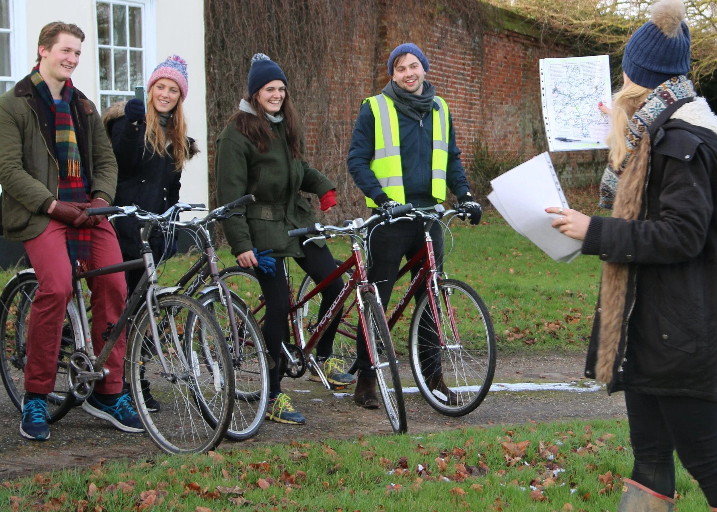 OBB guests at start of bike trail quiz (5).JPG