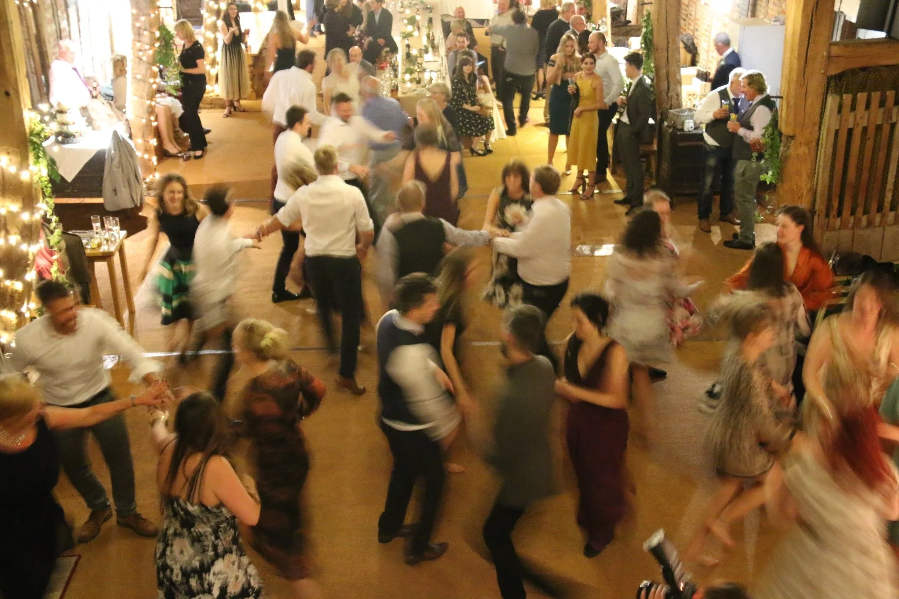 Dancing at a wedding