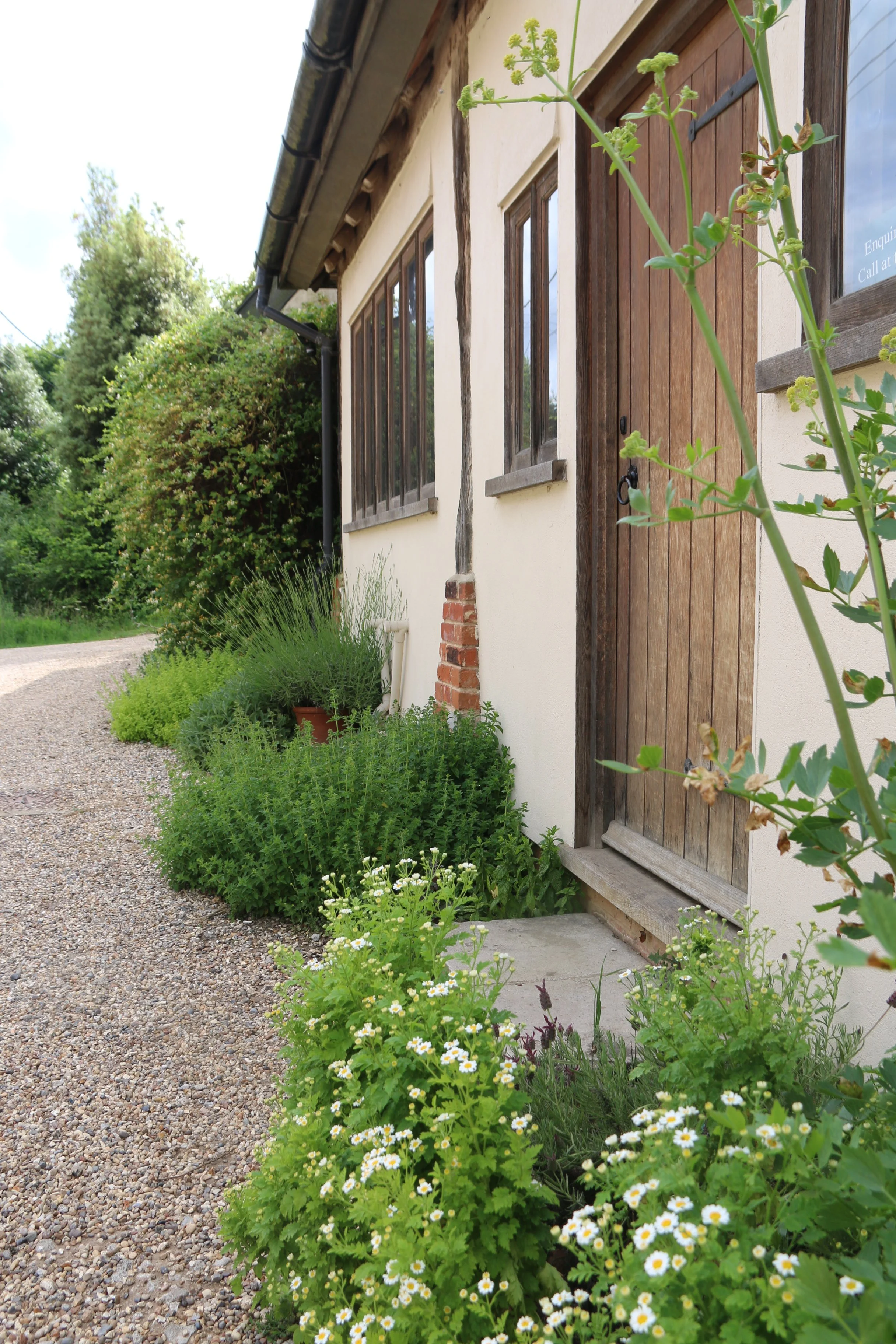 Pluck your herbs by the back door