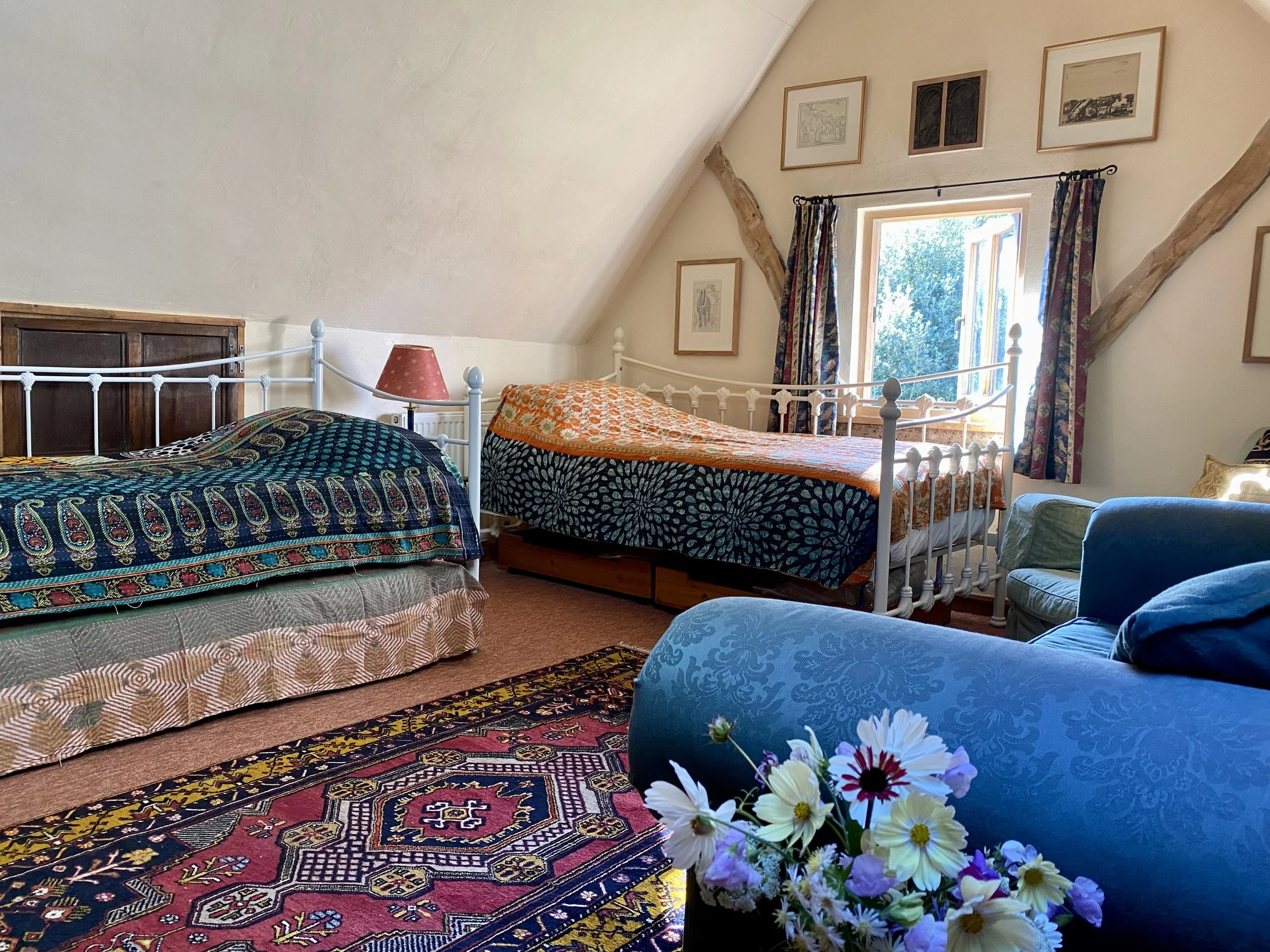 Upstairs twin/triple sitting room