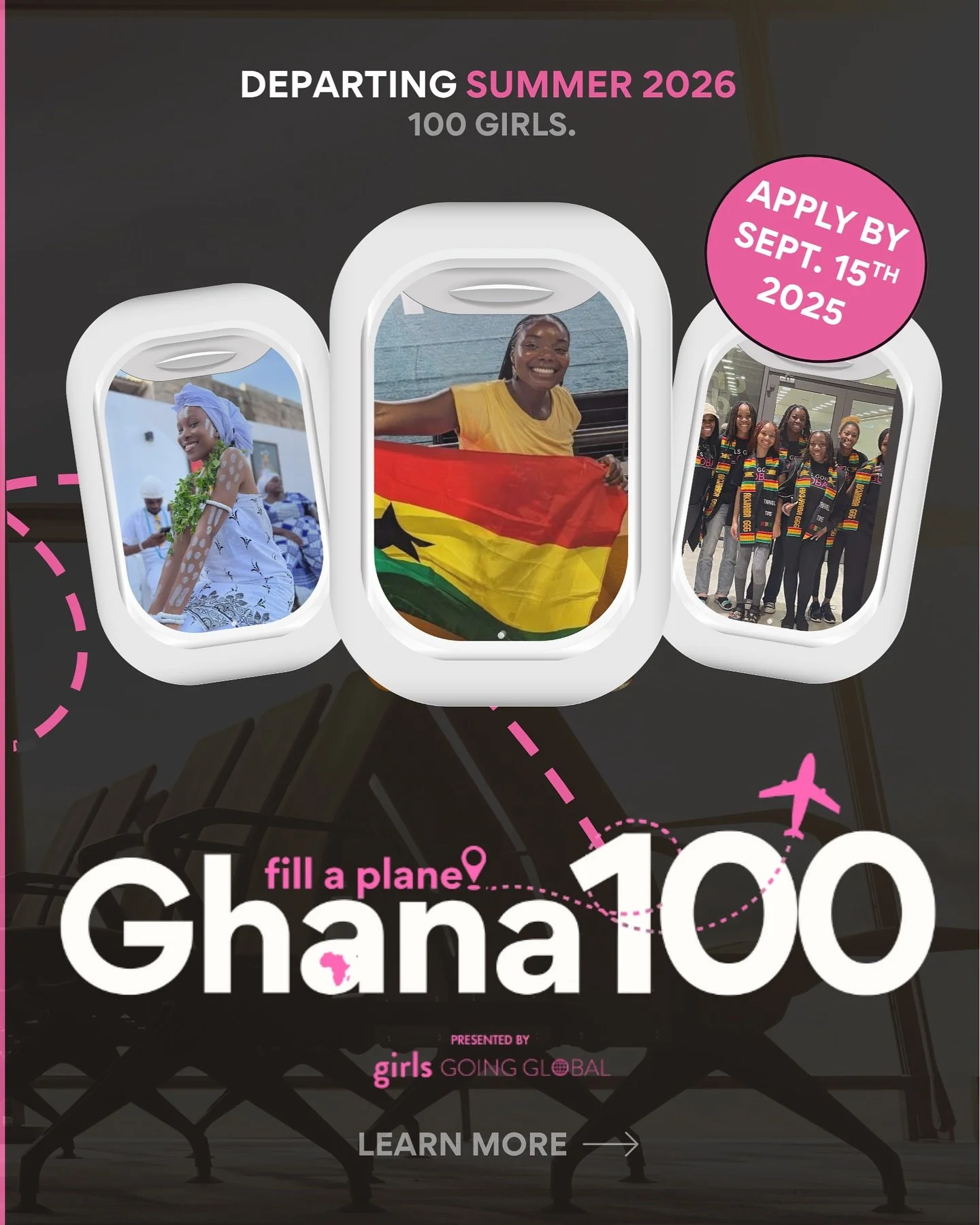 This isn&rsquo;t just a trip. It&rsquo;s a journey in three powerful parts:

📅 Pre-Trip: 9 months of mentorship and leadership training
🌍 Ghana Trip: Immersive, life-changing travel experience
💫 Post-Trip: Alumni support, leadership opportunities,