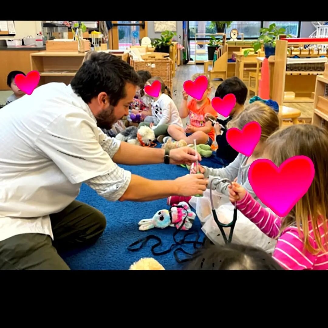 Dr. Walker made a fun visit to his daughter's school yesterday to teach all the amazing kiddos about being a veterinarian! The kids brought their own stuffed animals to practice on and everyone left with a little better understanding of what it means