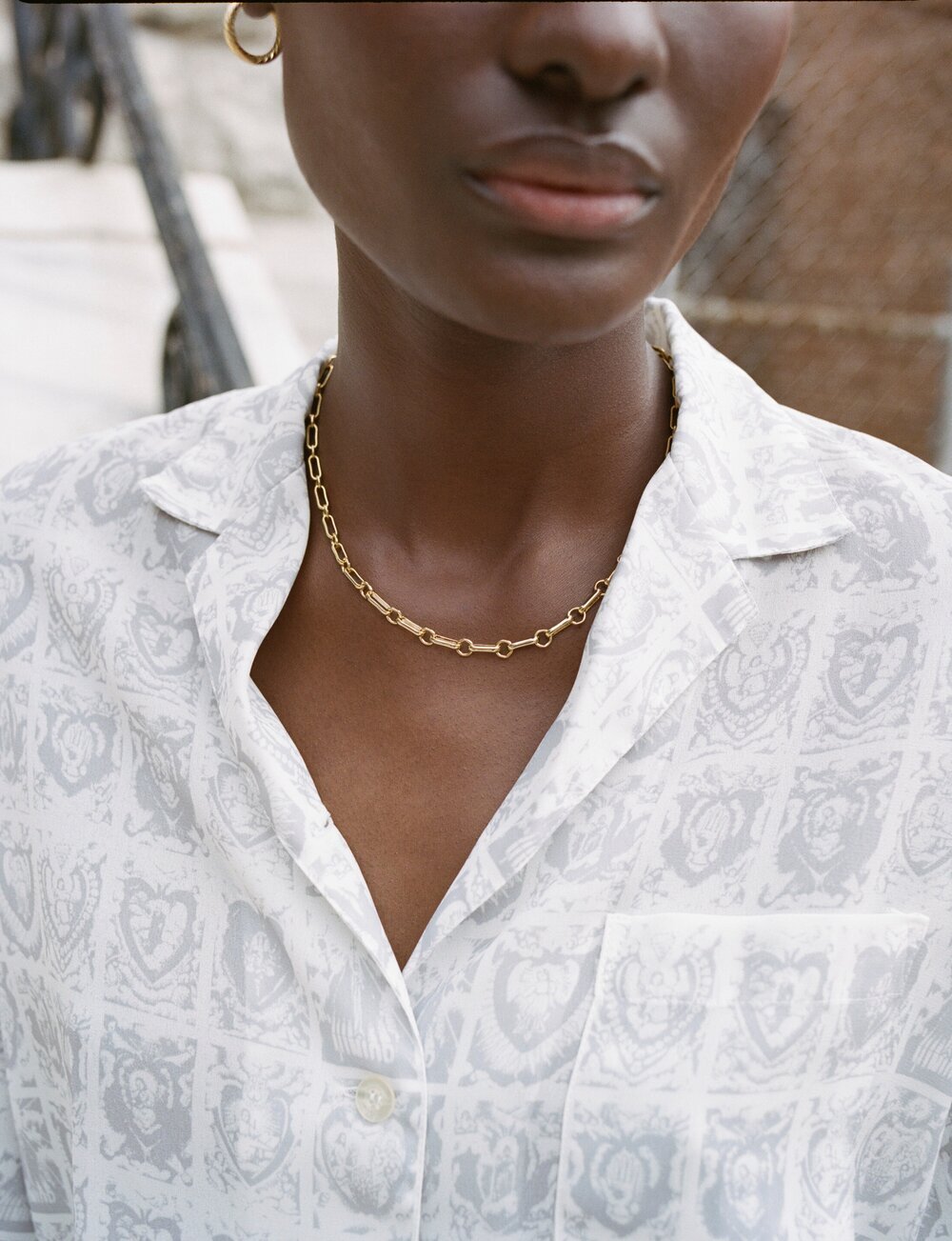 Laura Lombardi Bar Chain Necklace 