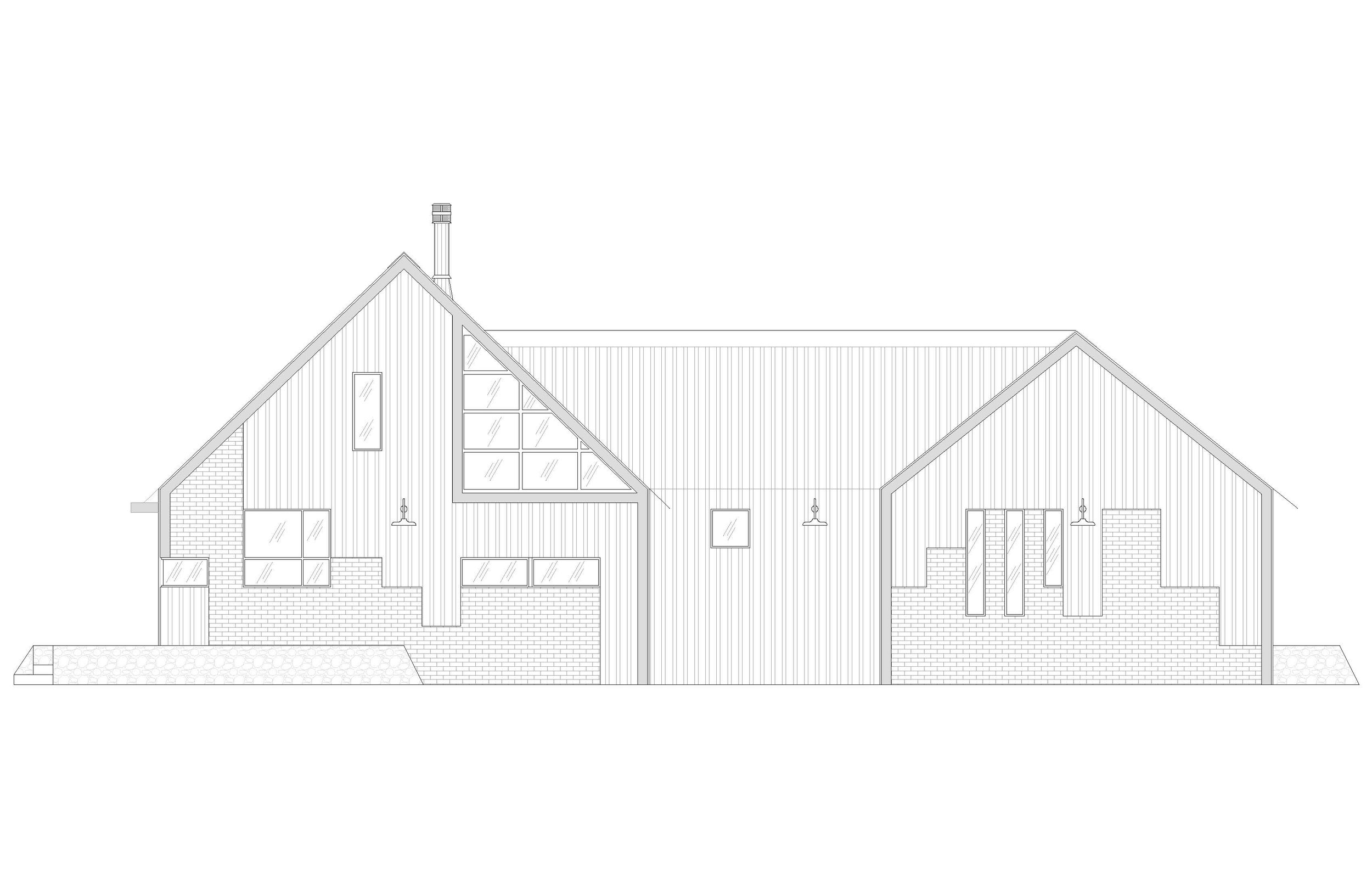 Rear Elevation (South)