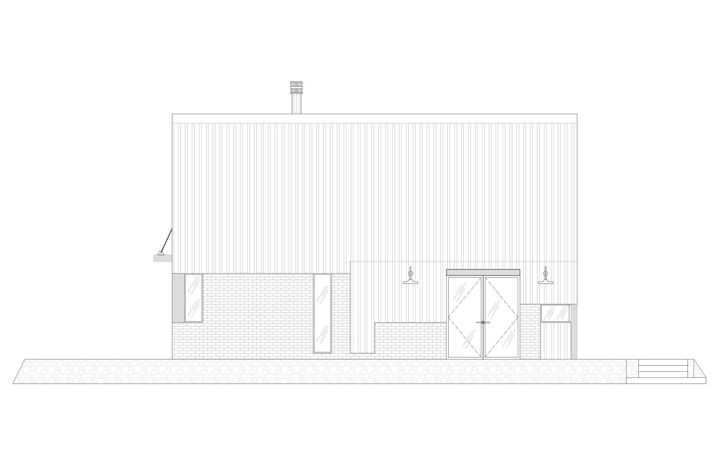 Right Elevation (East)