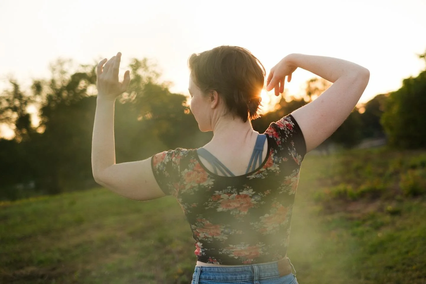 Amanda at sunset. 
There's nothing quite like catching that golden hour light ✨