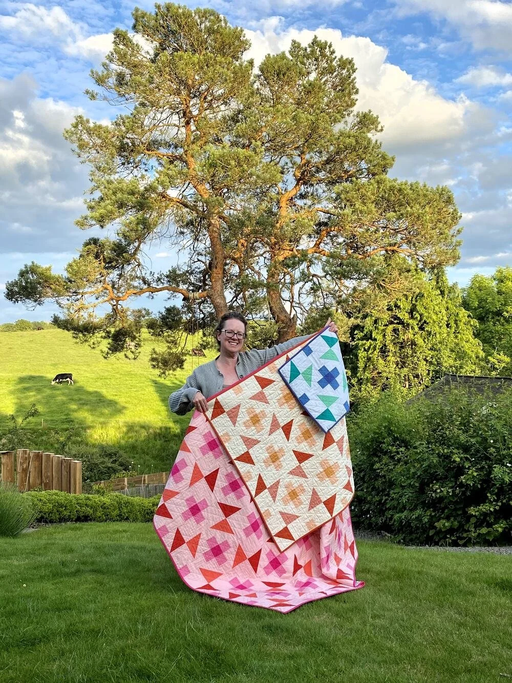 Rainbow Railings - Beginner-Friendly Patchwork Quilt Pattern - Free PDF ...