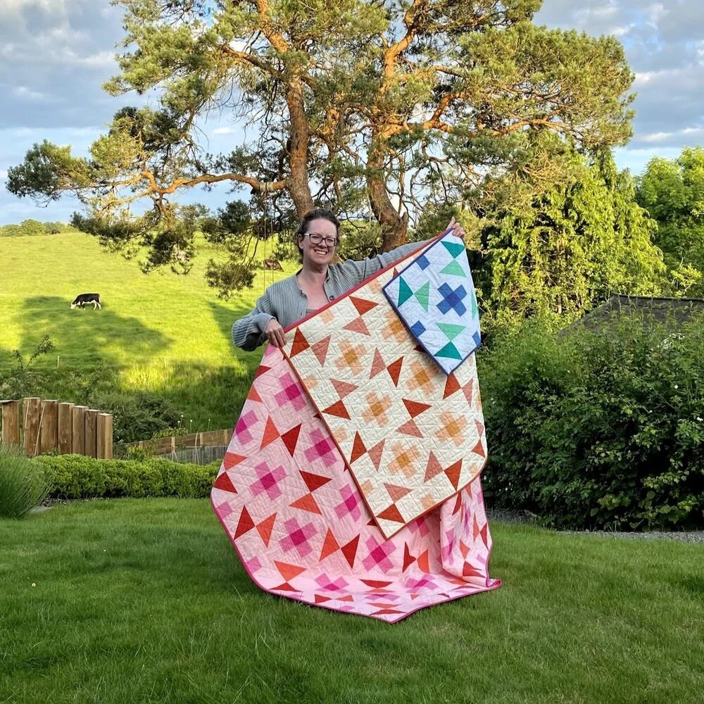 Learn how to make modern patchwork quilts: friendly and patient tuition ...
