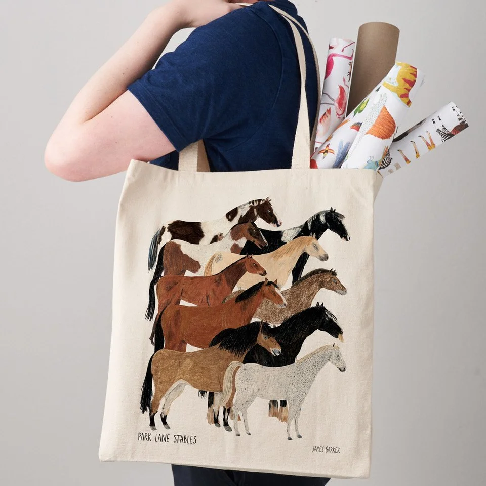 New in our shop, tote bags and cards