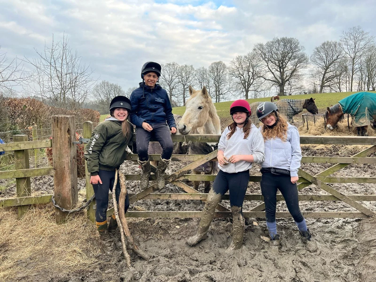 Could you gift a bale of hay or a bag of haylage for our horses’ winter larder?