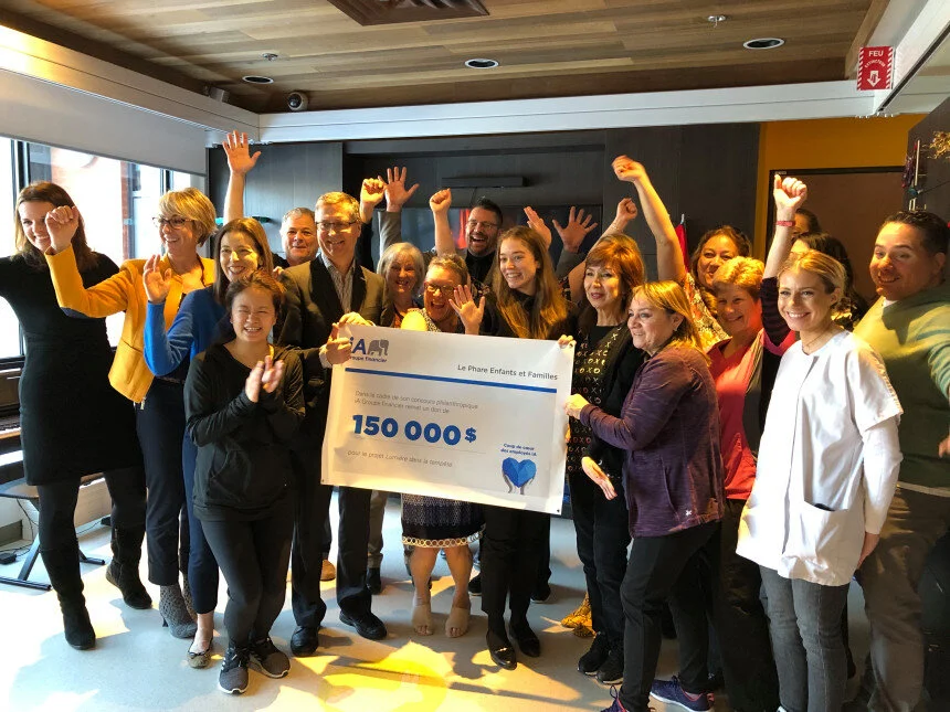 Un organisme d’ici pour les enfants malades remporte 150 000 $