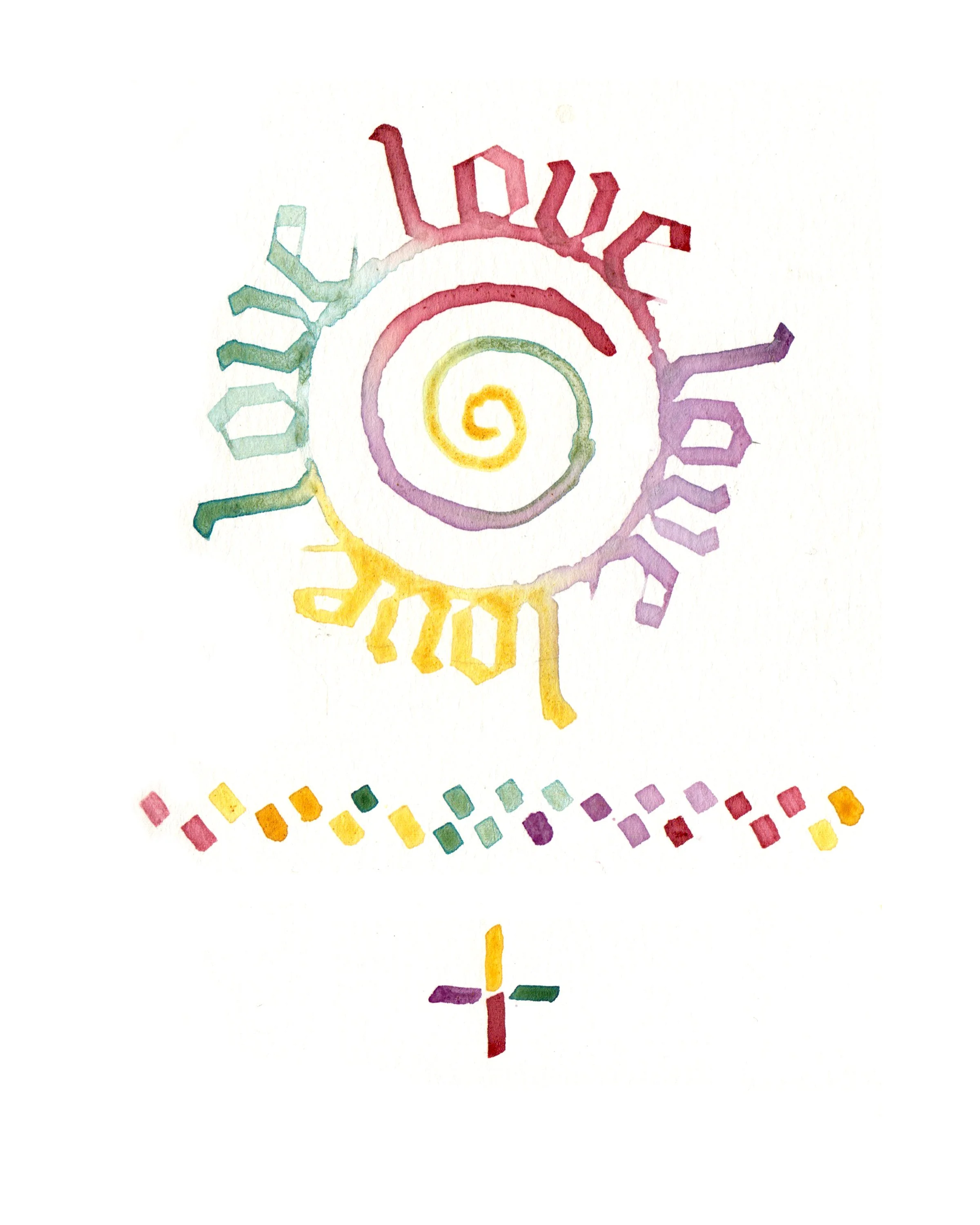 Love Goes Around print