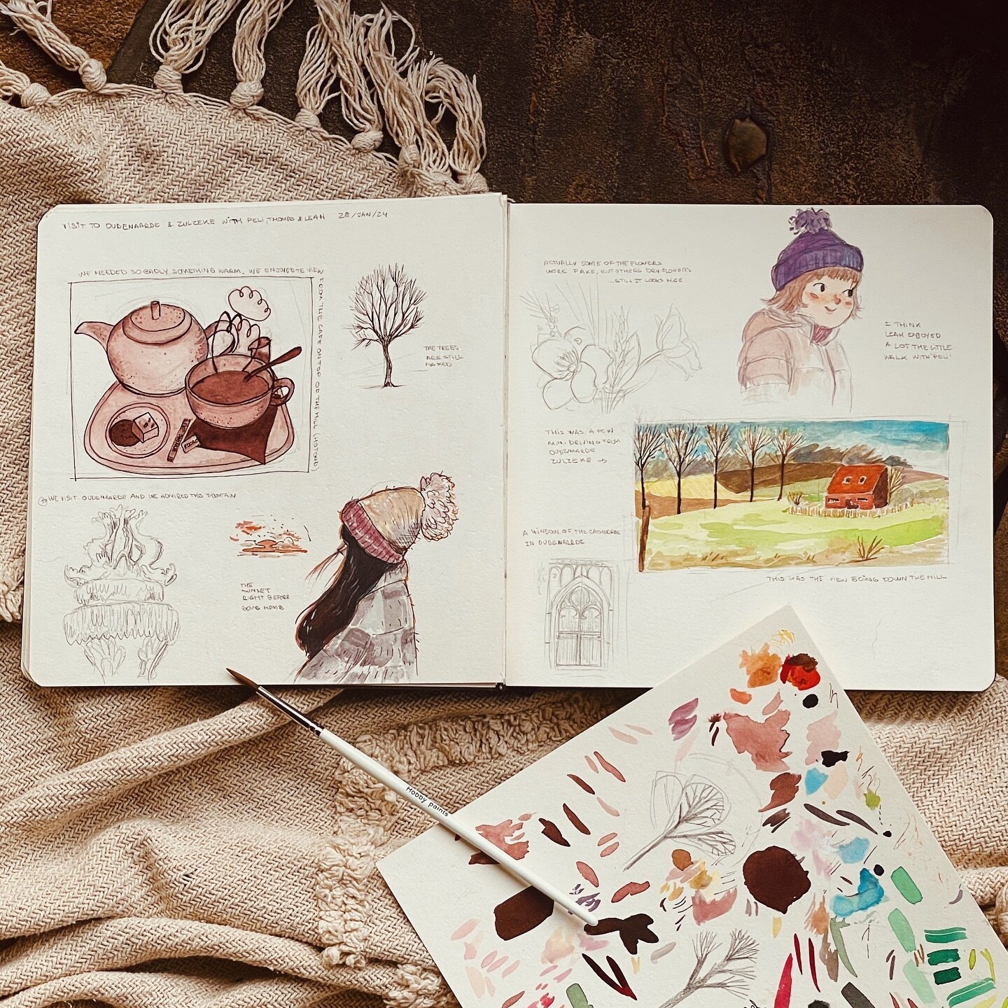 I think drawing what I see helps me to have a more consistent memory of what I loved from that moment. I hope that you Waldo like it :) 

#drawing #illustration #childrenillustration #childrens_illustrators1 #journal #sketchbool #watercolor #ink #dra