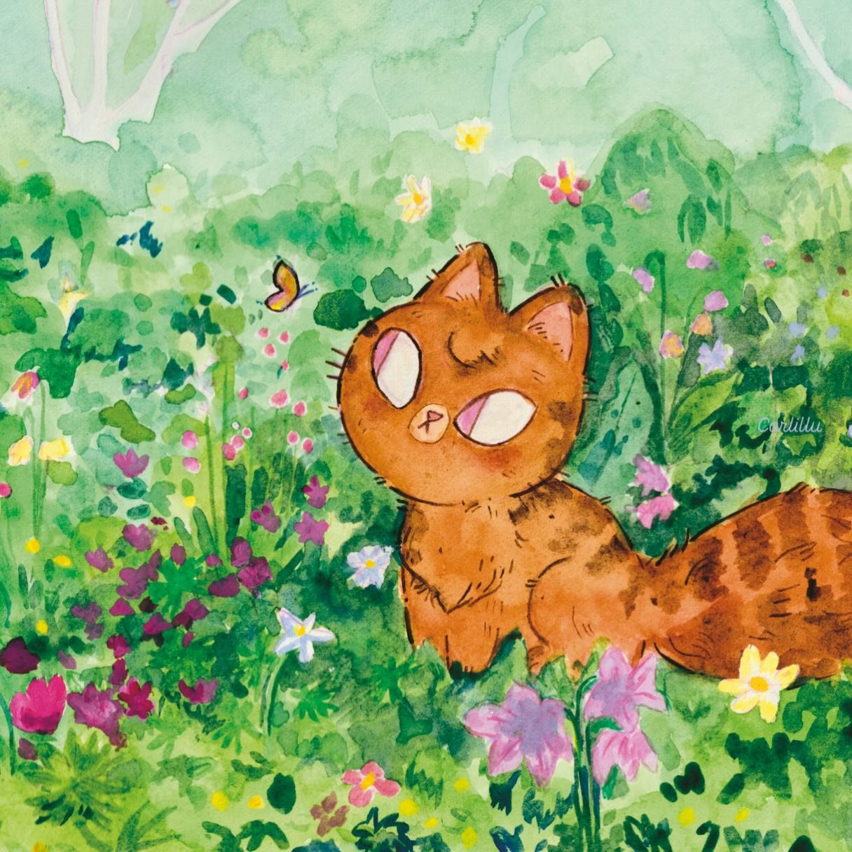 It&rsquo;s almost spring so I will be sharing some colorful illustrations with you💐