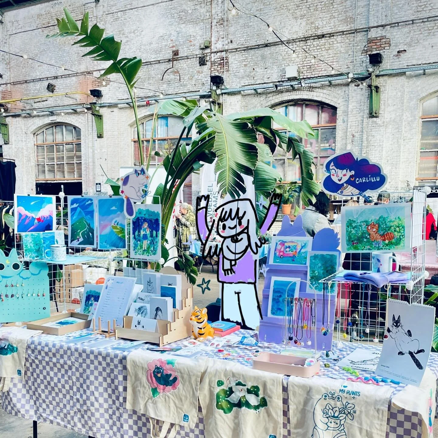 I don&rsquo;t have where I am in the frame but this was the previous weekend at the @thebluemarket_leuven . 🐣