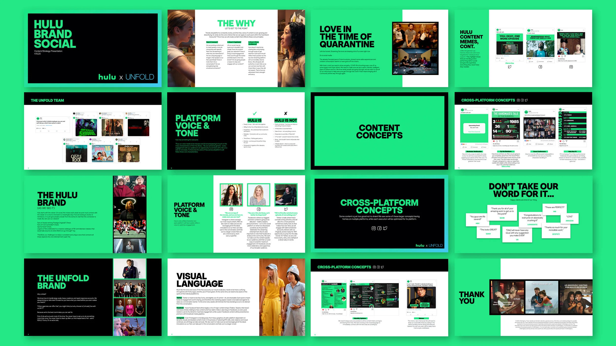 Hulu Brand Social Presentation