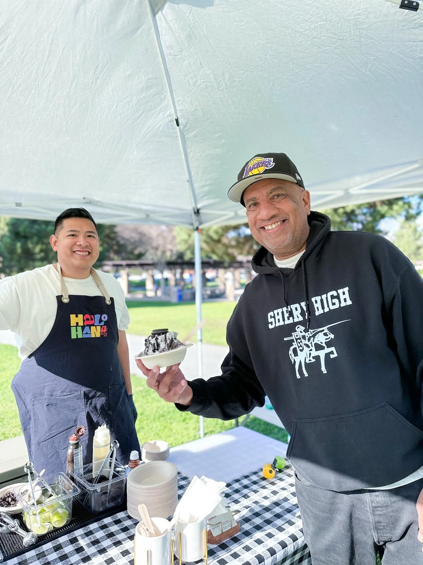 We love partnering with local, Christian businesses when we do community events! @halohanashaveice has the best shaved ice in SoCal! Book your next event with them. The West Anaheim community is a little bit closer because of the ohana love from halo