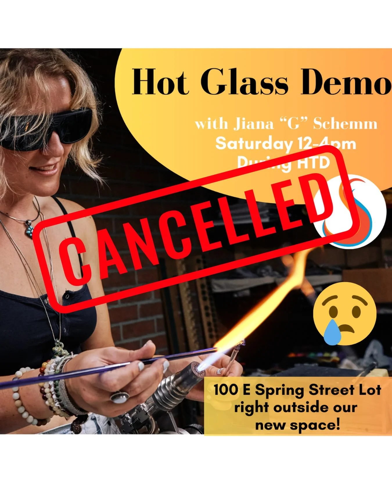 HTD is on but G&rsquo;s demo is off.. due to the all around weather situations we have made the decision to call it off. Stop in, shop, and make instead.