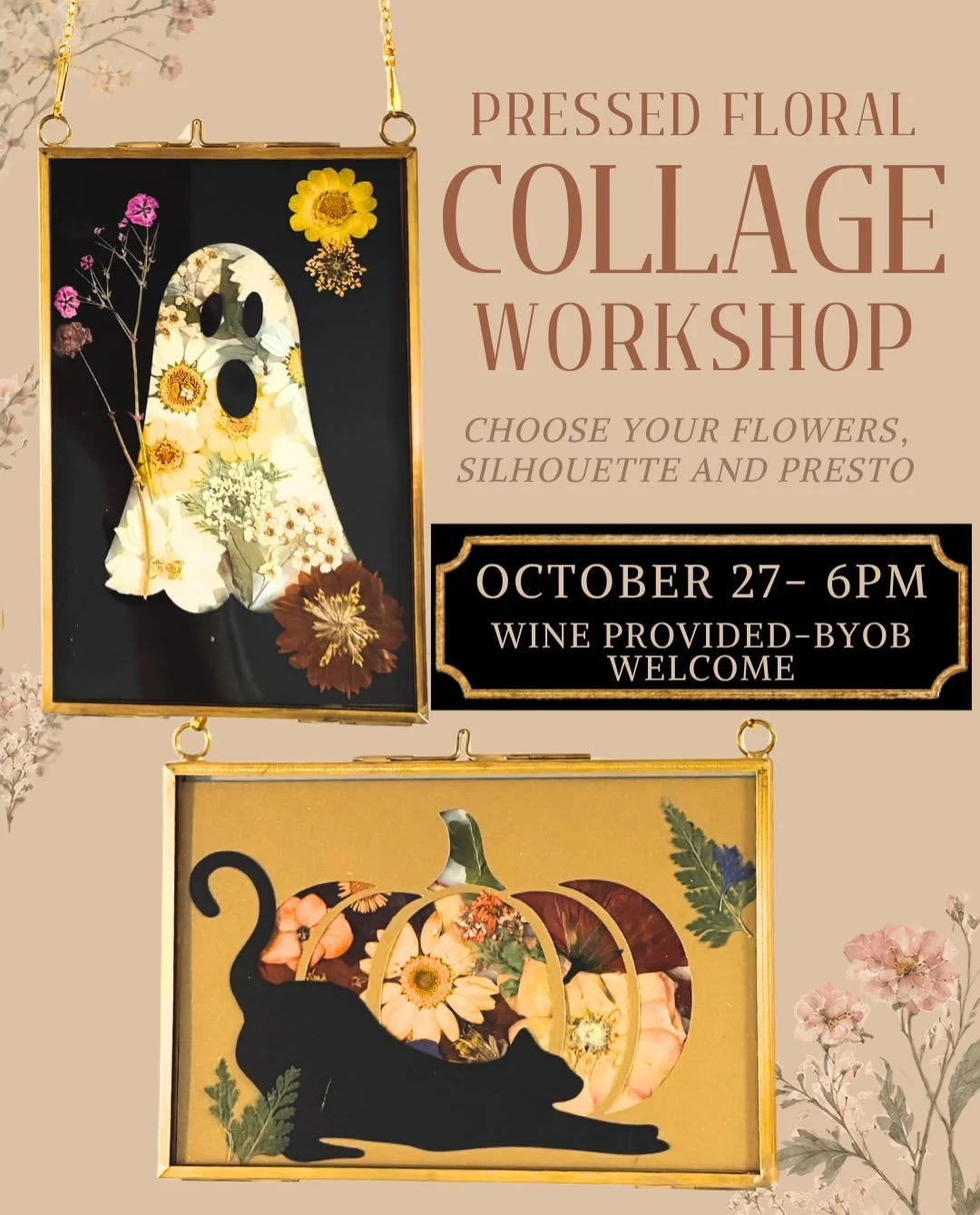 LAST CALL FOR SPOOKY SEASON! 👻🍂
Looking for something fun to do this weekend (or a little creative fun next week)? We&rsquo;ve got just the thing!
✨ Get your spooky on at Spring Street Studios! ✨
🧙 Sunday, Oct. 25 at 10 AM &ndash; Stained Glass Wi