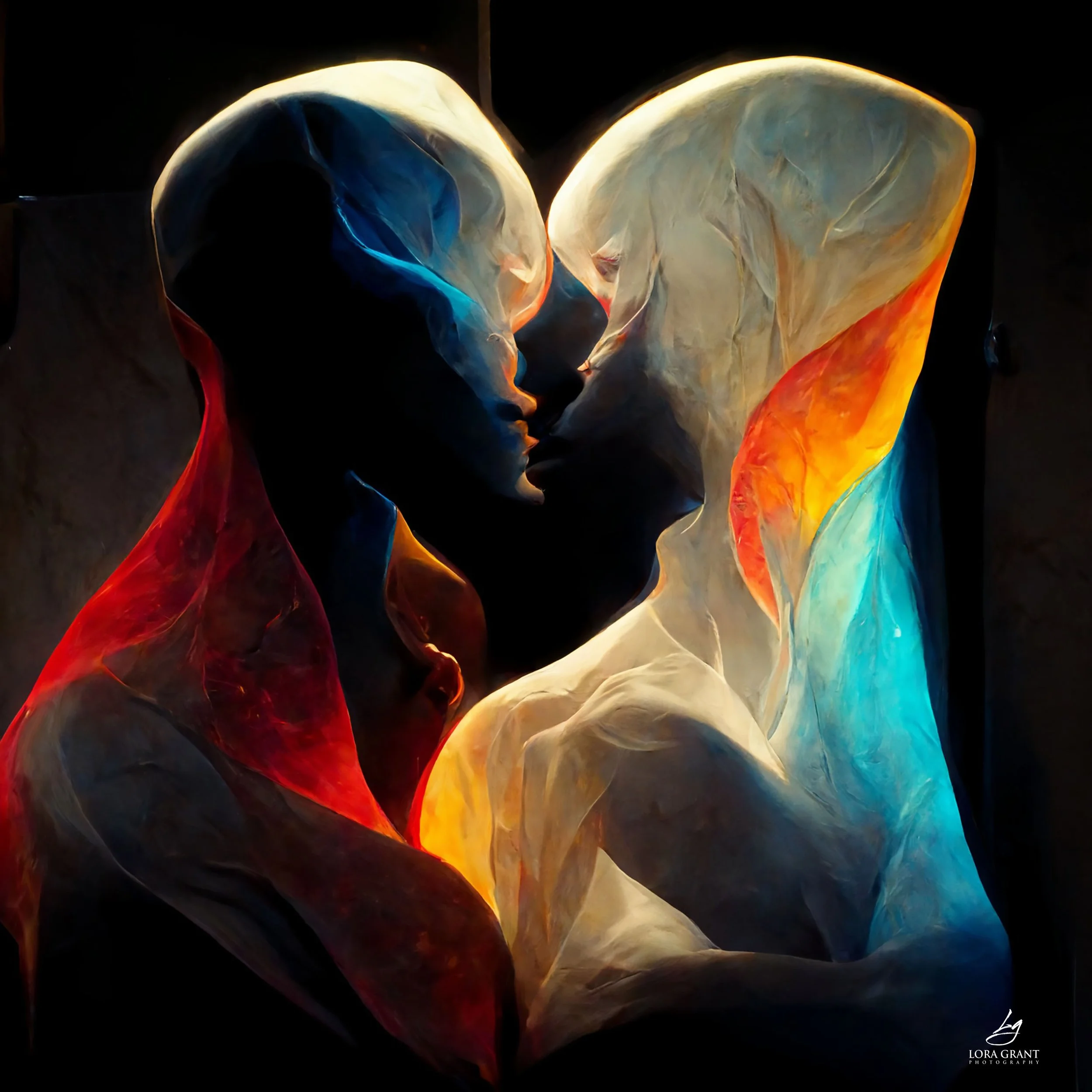 AI-Generated Art - In love