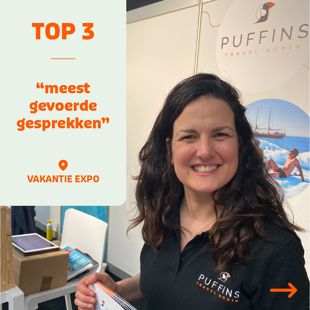 Vorige week trof je Puffins op Vakantie Expo Antwerpen. We ontmoetten er tal van ge&iuml;nteresseerde reizigers en hadden er vele leuke gesprekken. Benieuwd naar de meest populaire bestemmingen uit ons aanbod? 

@vakantie_expo 
@reisgerust 
@vvrteam 