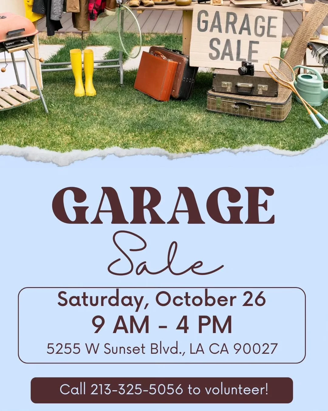 We are having a huge blowout sale.  Please join us for a big garage sale with huge savings.
If you can't join us, you can choose to become a monthly donor!!!! 
We also need you to come help us out and volunteer.  Even if it is just for a few hours