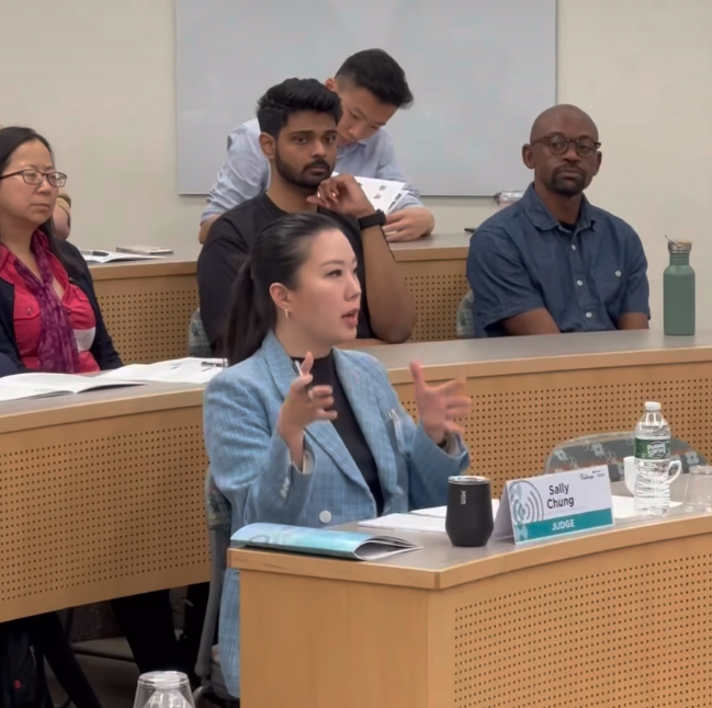 Sally Chung, a judge for startup competitions in NYC