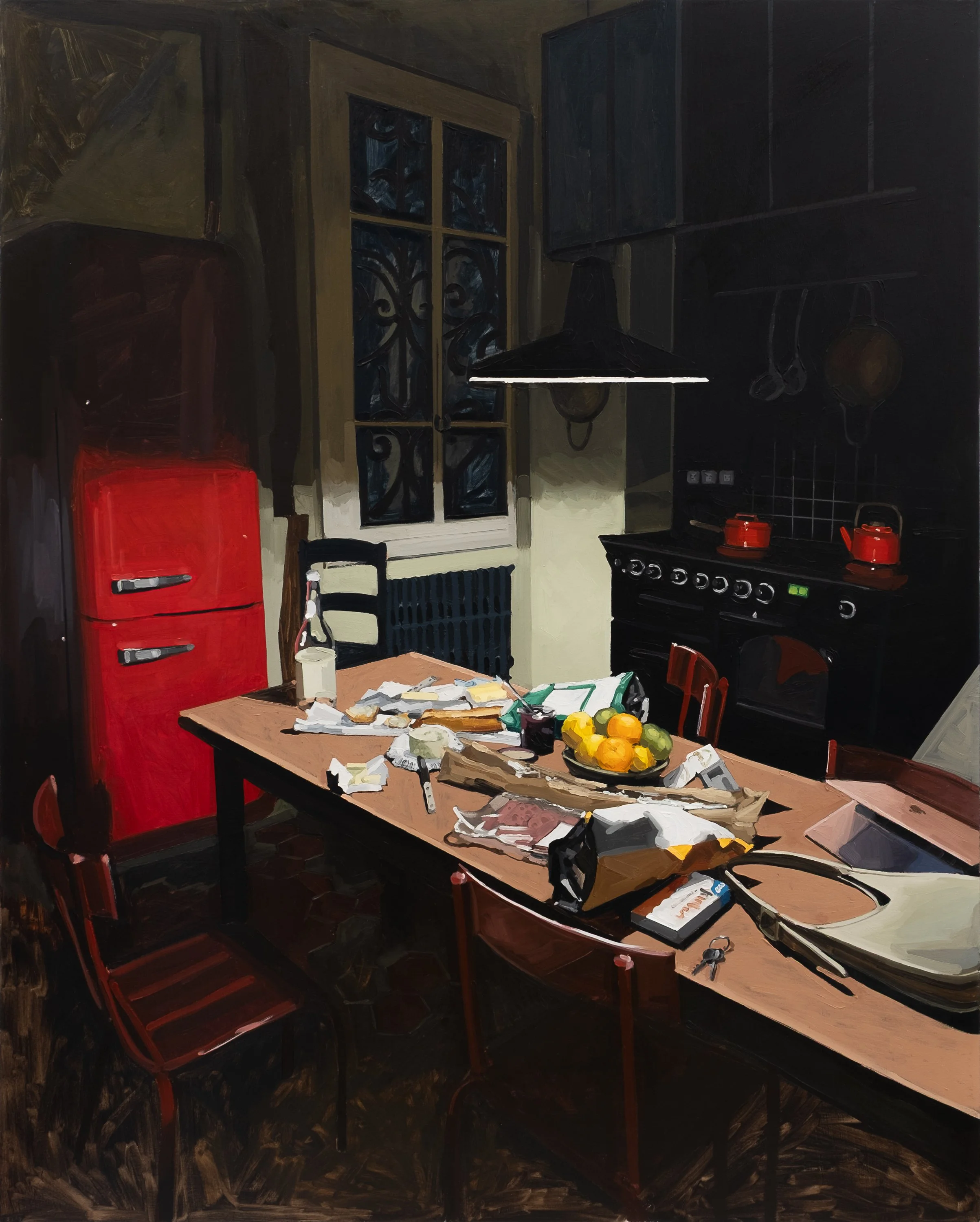first night in paris 
oil on canvas 
60" x 48" 
2025 
$12,000