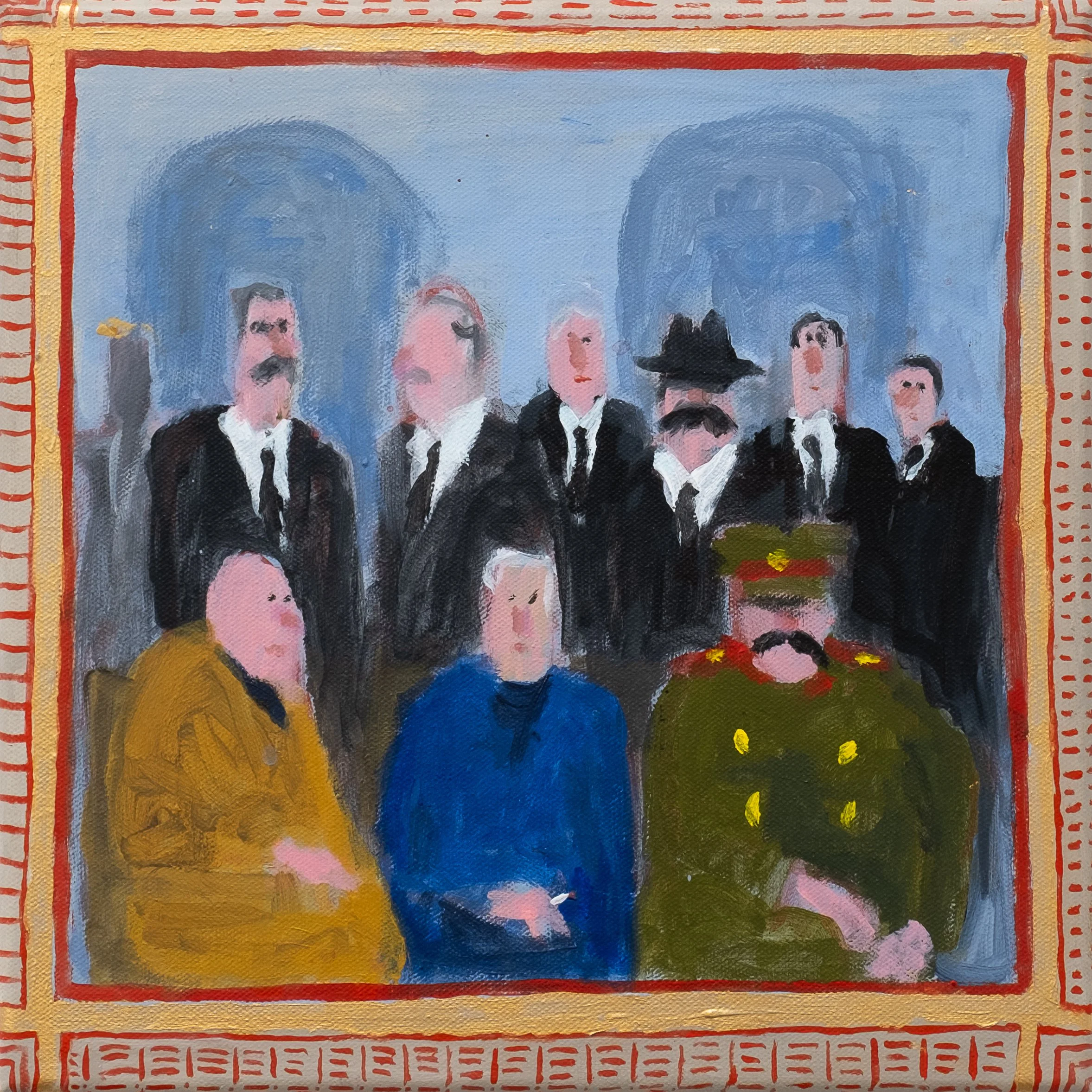 the big three 
acrylic on canvas 
12" x 12" 
2026 
$1000