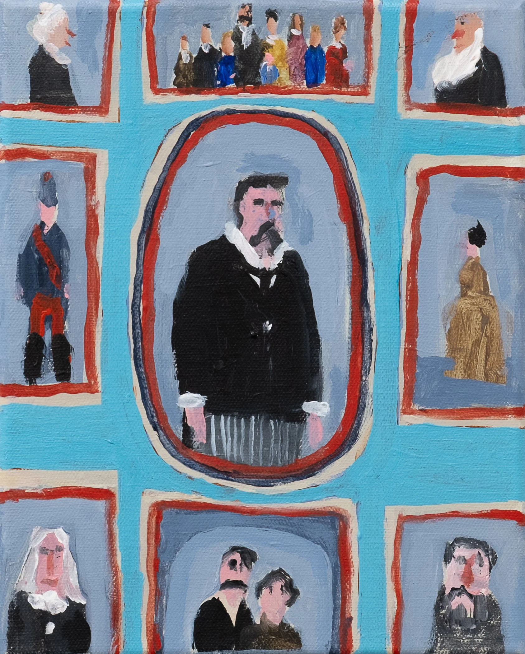 les cousines 
acrylic on canvas 
8" x 10" 
2026 
$700