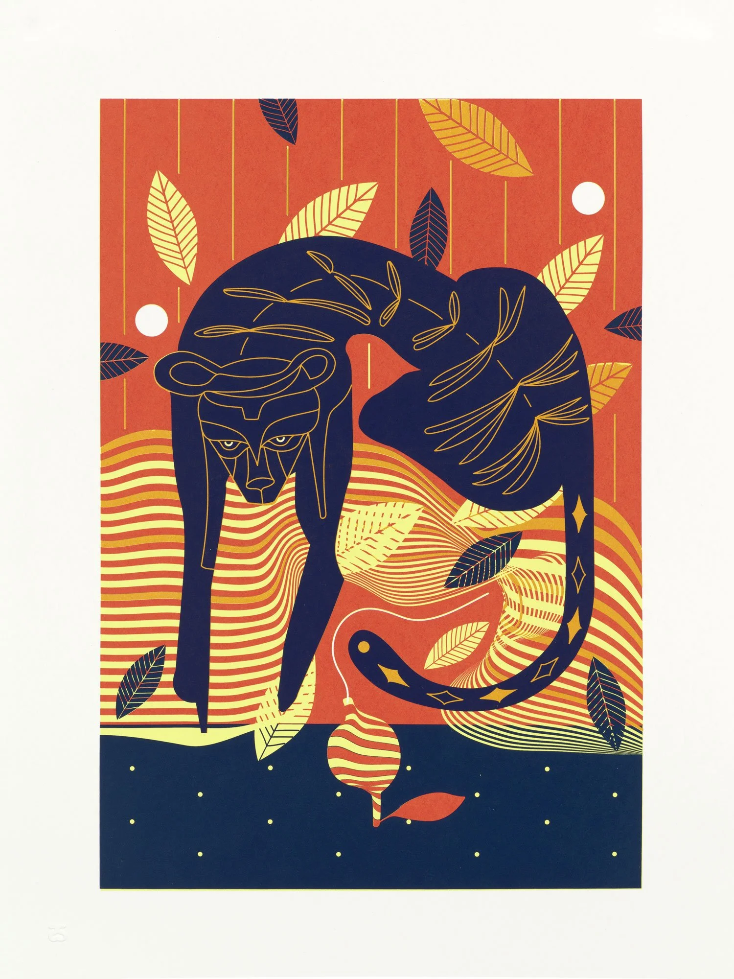 vick naresh  
stellar hunt 
limited edition silk screen 
20" x 15"  
2026  
$