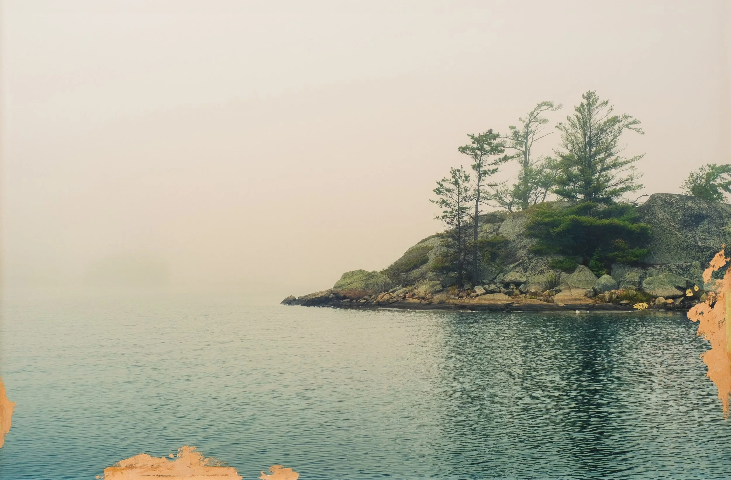 georgian bay  
photograph w/ mixed media, edition of 7 
40" X 60" 
available in gallery 
$5200