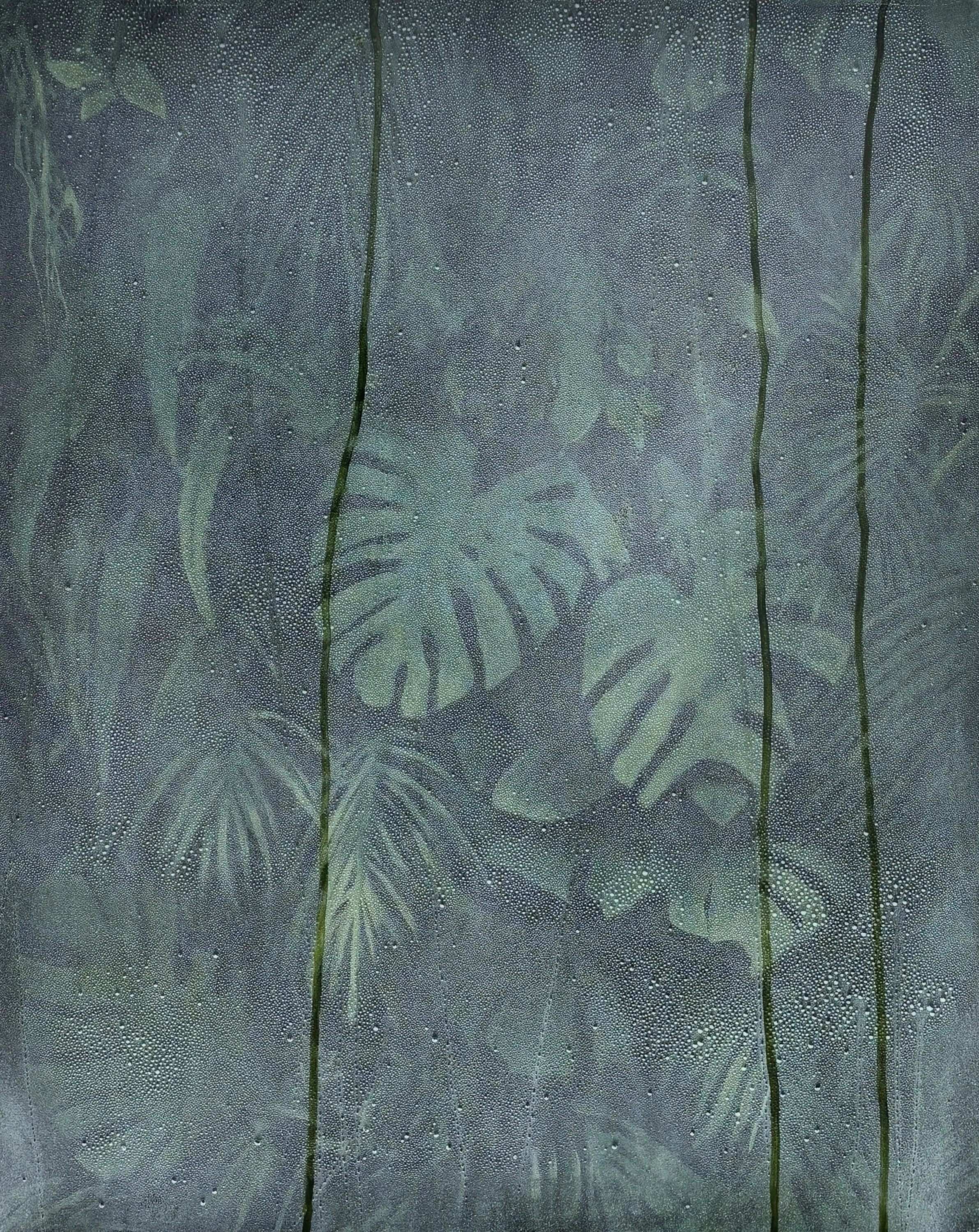 Verdant Fortune 
Acrylic and spray paint on panel 
40" x 32" 
2025 
$4800