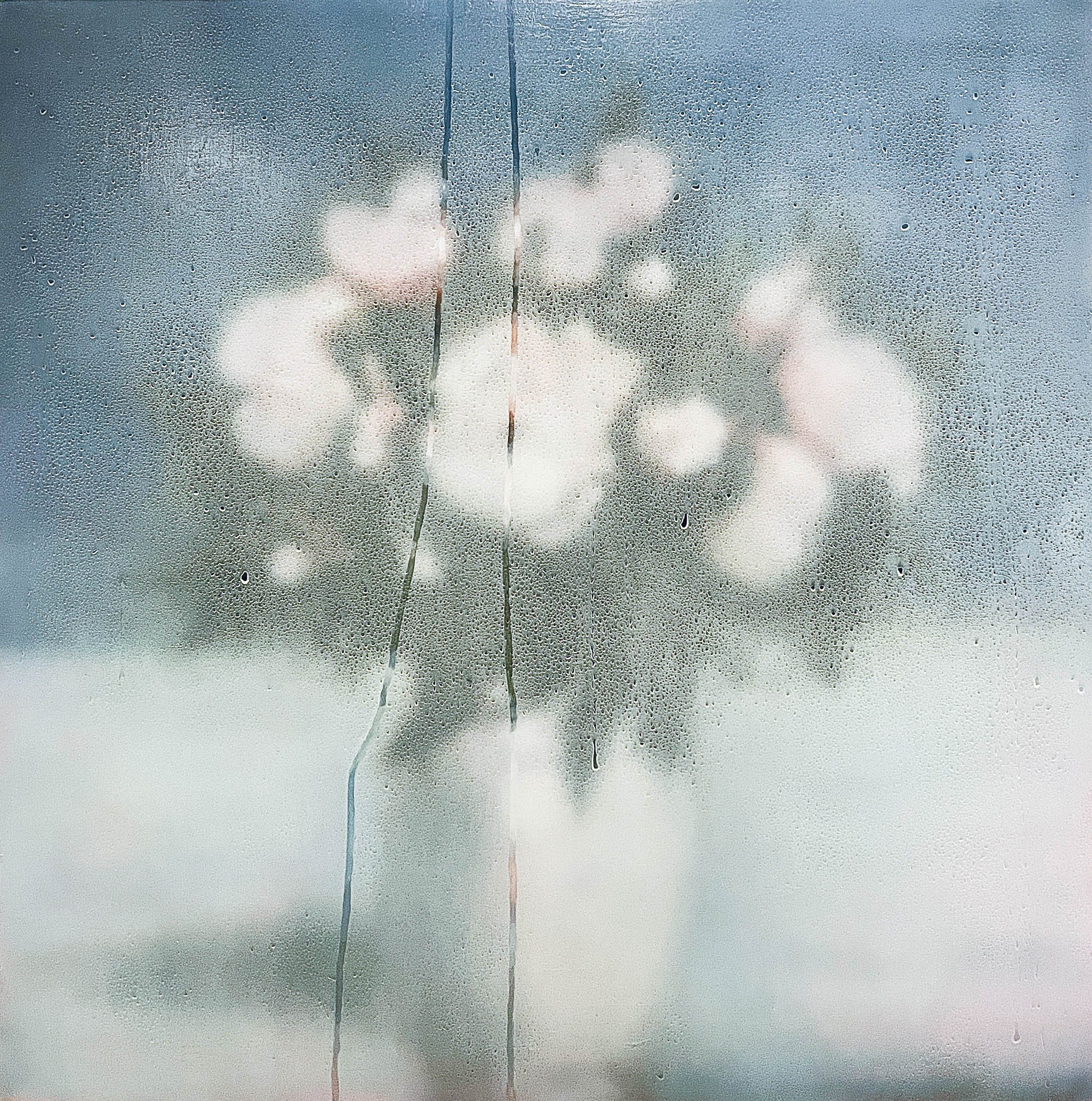 Big Blue 
Acrylic and spray paint on board 
48" x 48" 
2025 
$6000