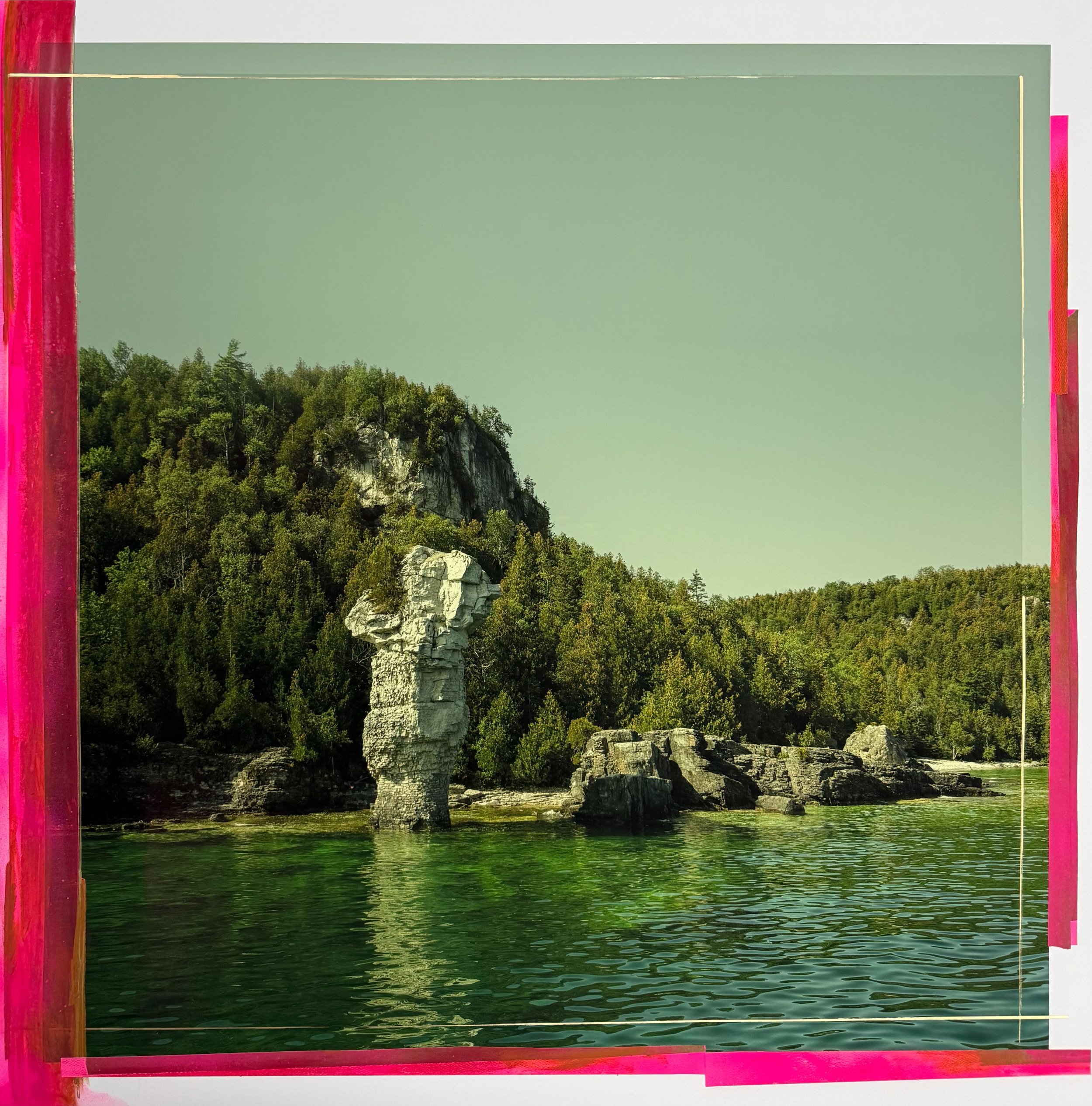 flowerpot 
photograph w/ mixed media, framed 
34" x 34" 
2026 
available in gallery 
$3800