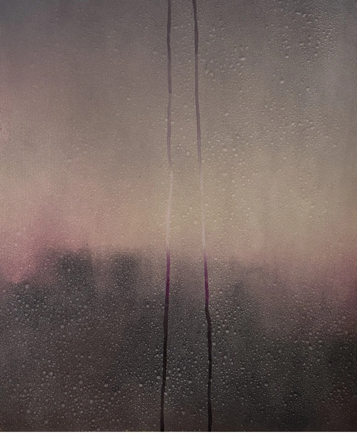 quiet talks 
spray paint and acrylic on panel 
24" x 18" 
2026 
$2500