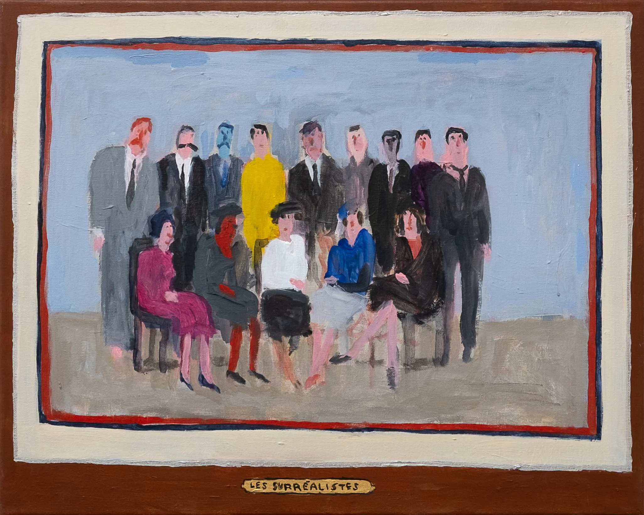 Les Surréalists 
acrylic on canvas 
20" x 16" 
2026 
sold