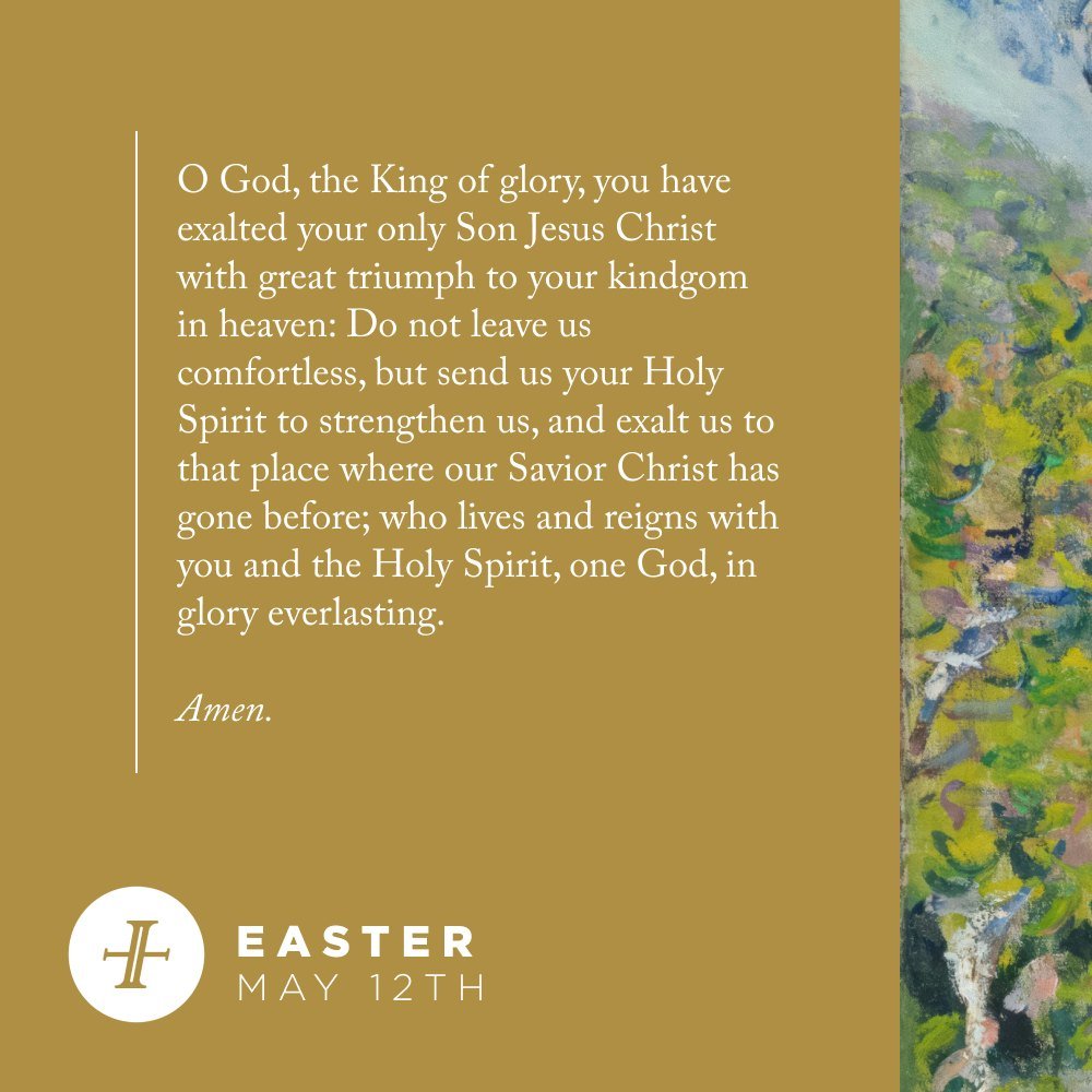 Today is the seventh Sunday of Easter. We are excited to continue leaning into this 50-day season of feasting together!

Services at 9 and 11am.
Immanuel Kids (0 years to 5th grade) at 9 and 11am.
Immanuel Youth tonight from 4 to 6pm.