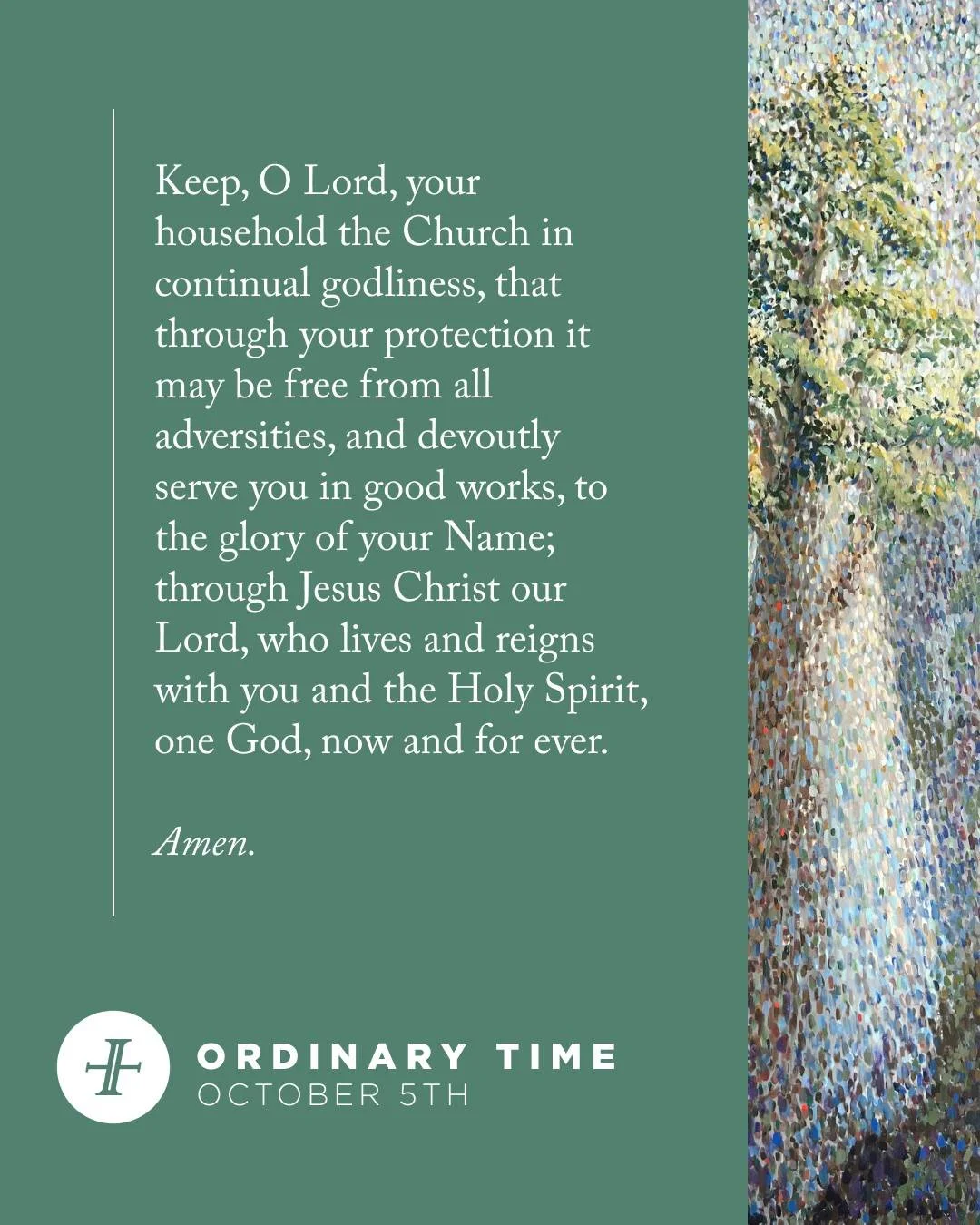 Good morning! Today is the seventeenth Sunday of Ordinary Time, a season of growth. It is also one of our favorite Sundays of the year, baptism Sunday!

We look forward to seeing you today.

Services at 9 and 11am.
Immanuel Kids (0 years to 5th grade