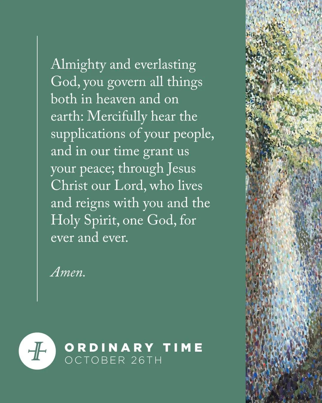 Good morning! Today is the twentieth Sunday of Ordinary Time, a season of growth. We look forward to seeing you today.

Services at 9 and 11am.
Immanuel Kids (0 years to 5th grade) at 9 and 11am.
Immanuel Youth middle schoolers meet from 4-6pm. High 