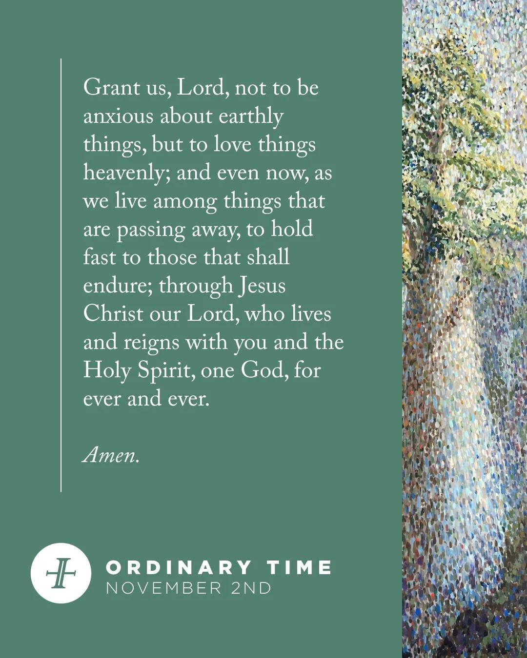 Good morning, and happy Daylight Savings time! Today is the twenty-first Sunday of Ordinary Time, a season of growth. We look forward to seeing you today.

Services at 9 and 11am.
Immanuel Kids (0 years to 5th grade) at 9 and 11am.
Immanuel Youth mid