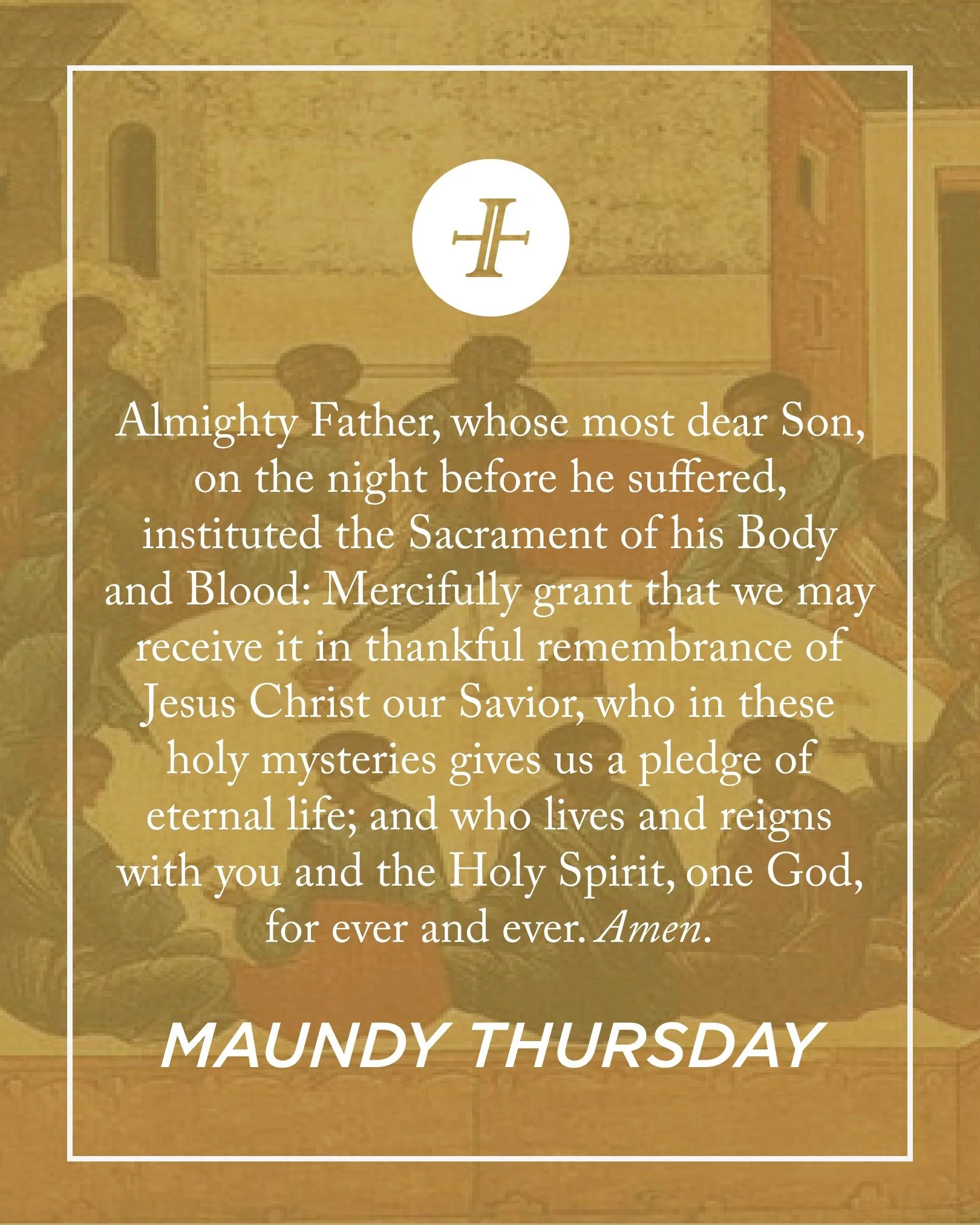 On Maundy Thursday, we join Jesus and his disciples at the Last Supper. Imagine the scene of Jesus and His closest friends eating together. I wonder how they felt when Jesus held up the bread and the wine and declared the New Covenant through His bod