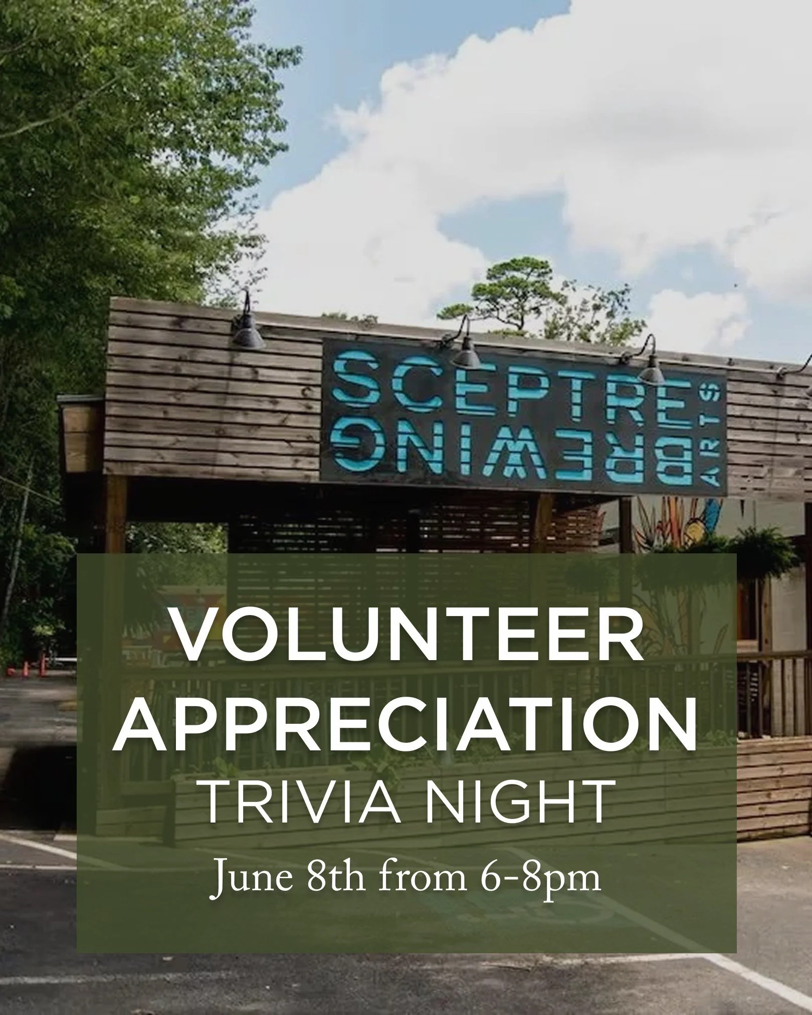 We're excited to be hosting our second Volunteer Appreciation Trivia Night at Sceptre Brewing a week from today! 

If you serve in any aspect of church life, this is for you. We want to thank you by treating you to an evening hang-out featuring beer,