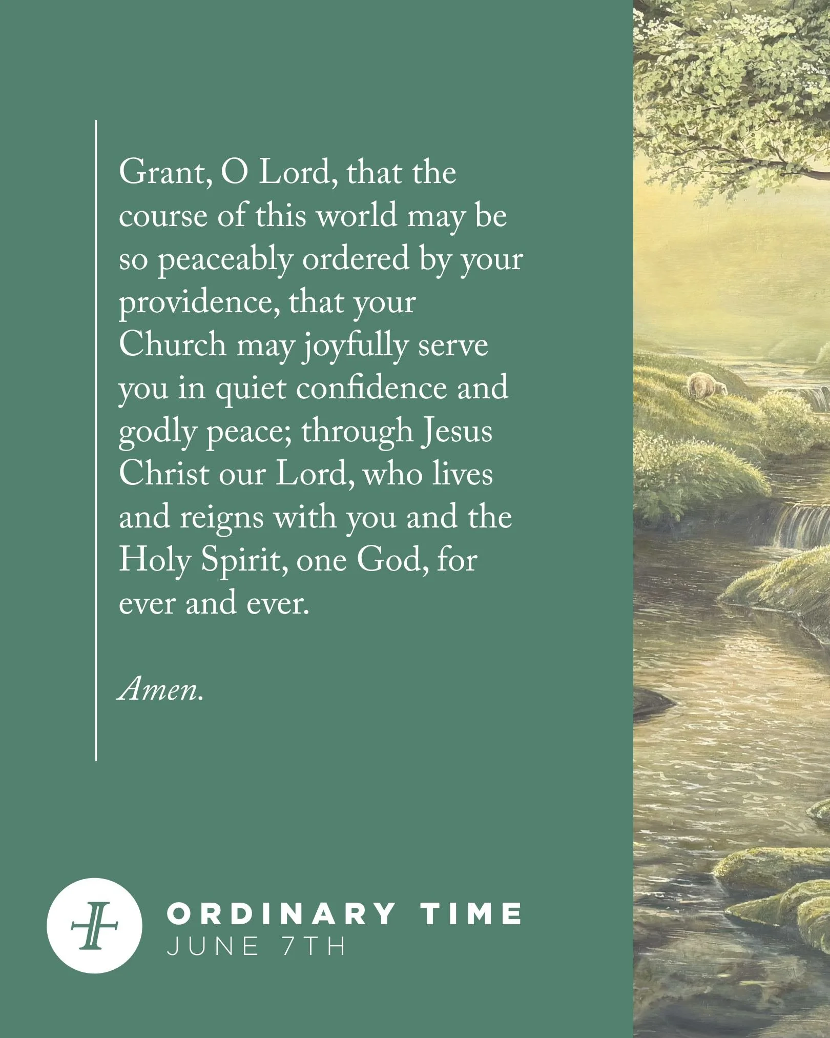 Good morning! Today is the second Sunday of our new liturgical season: Ordinary Time, a season of growth.

We're looking forward to worshiping together today!

Services at 9 and 11am.
Immanuel Kids (0 years to 5th grade) at 9 and 11am.
Immanuel Youth